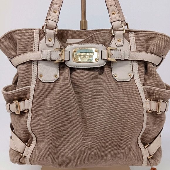 Michael Kors Michael Kors Michael Canvas Top Handle Gansevoort Tote Bag Size ONE SIZE - 2 Thumbnail