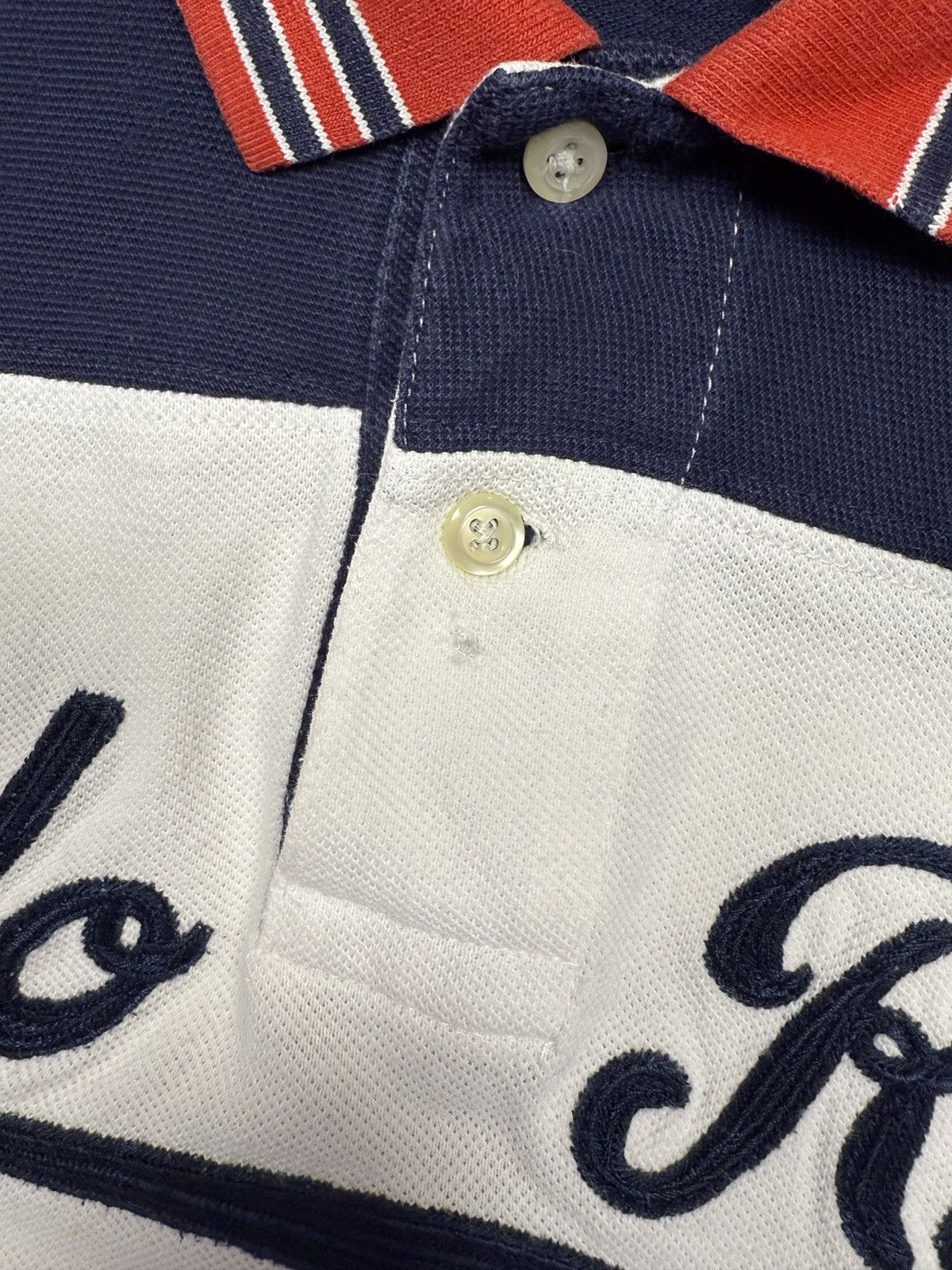 Polo Ralph Lauren Vintage Polo Ralph Lauren Polo Tee USA Chief Keef Size US L / EU 52-54 / 3 - 12 Thumbnail