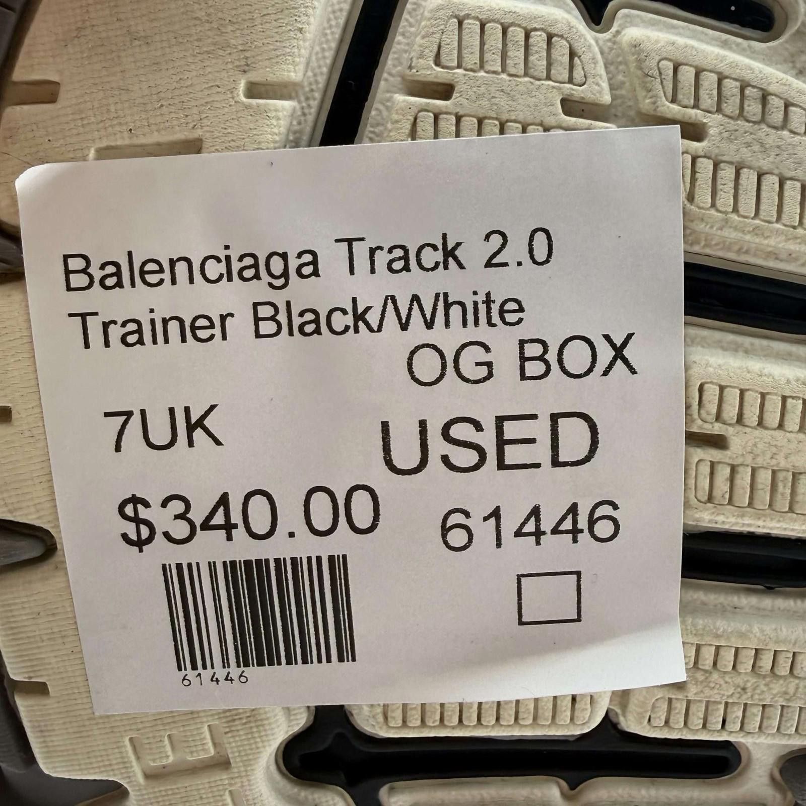 Balenciaga Balenciaga Track 2.0 Trainer Black/White 7UK Used OG Box Size US 8 / EU 41 - 8 Thumbnail