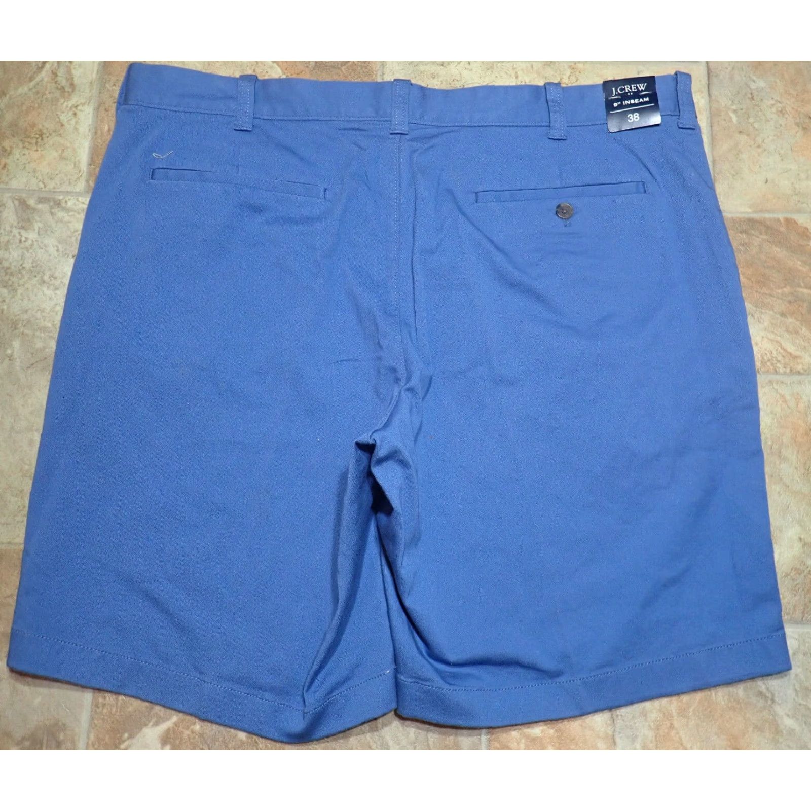 J.Crew J.Crew Men's Chino Shorts Casual Cotton Stretch 40 Waist 9-Inch Inseam Blue 2010s Size US 40 / EU 56 - 2 Thumbnail