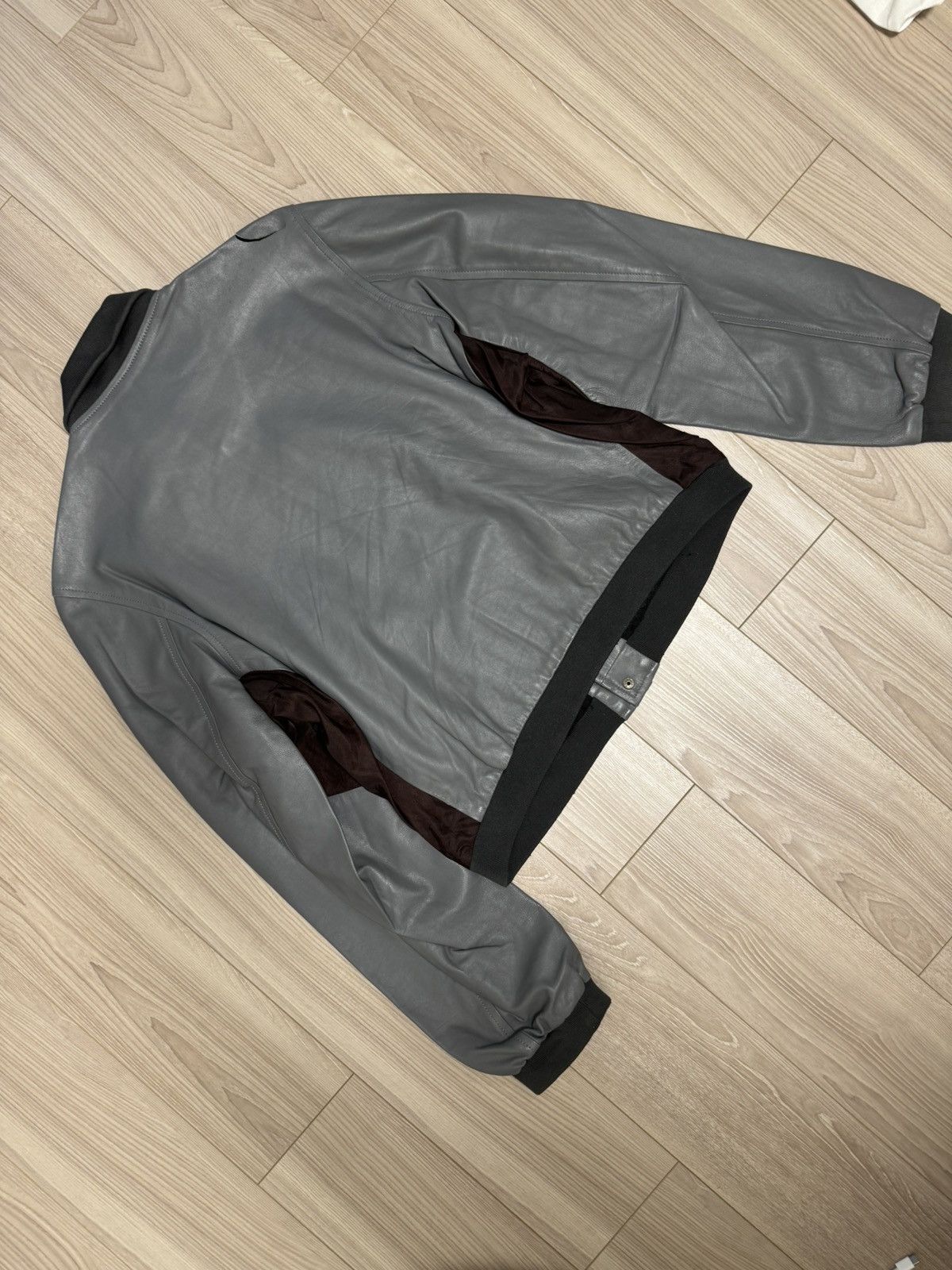 Yohji Yamamoto Yohji Yamamoto Pour Homme SS2001 Lamb Leather Varsity Jkt Size US M / EU 48-50 / 2 - 19 Thumbnail