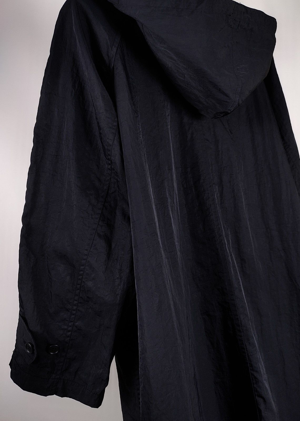 Yohji Yamamoto Yohji Yamamoto Oversized Nylon Hood Trench Coat Size US M / EU 48-50 / 2 - 20 Thumbnail