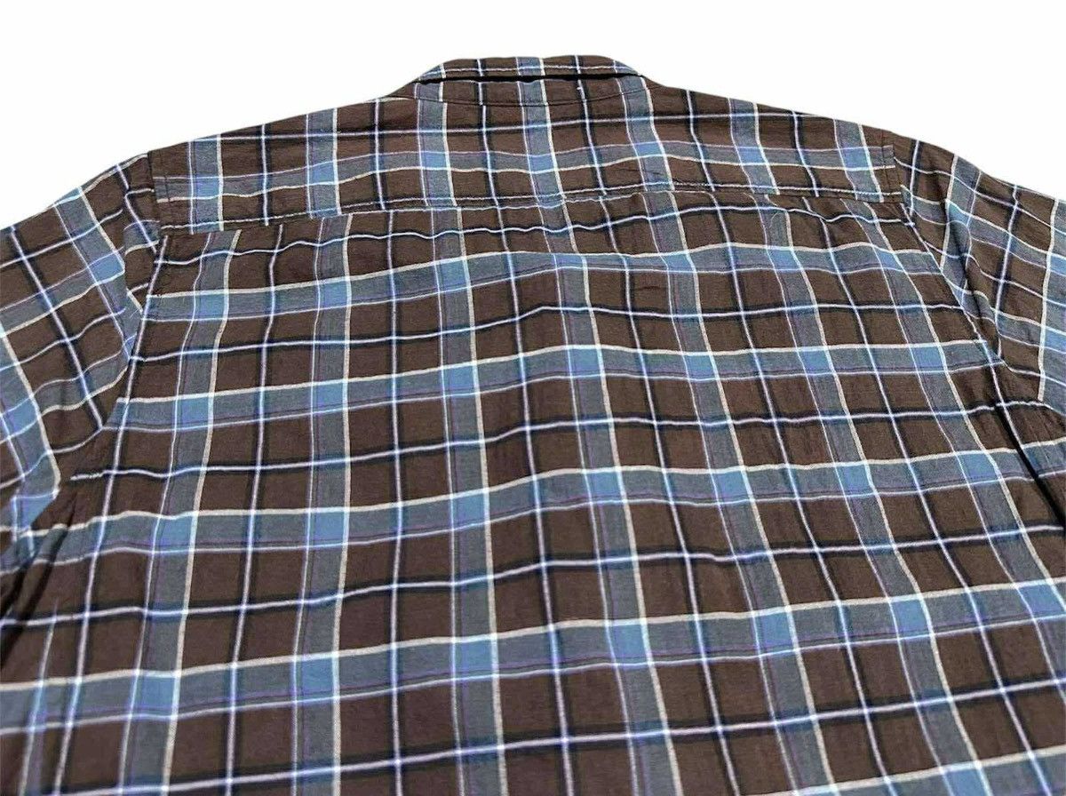 PPFM 🔥Sick Y2K PPFM Draped Asymmetric Flannel Shirt Size US L / EU 52-54 / 3 - 16 Thumbnail