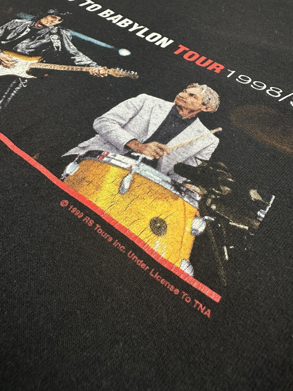 Band Tees × The Rolling Stones × Vintage Vintage 1999 The Rolling Stones No Security Tour Tee Shirt Size US L / EU 52-54 / 3 - 6 Thumbnail