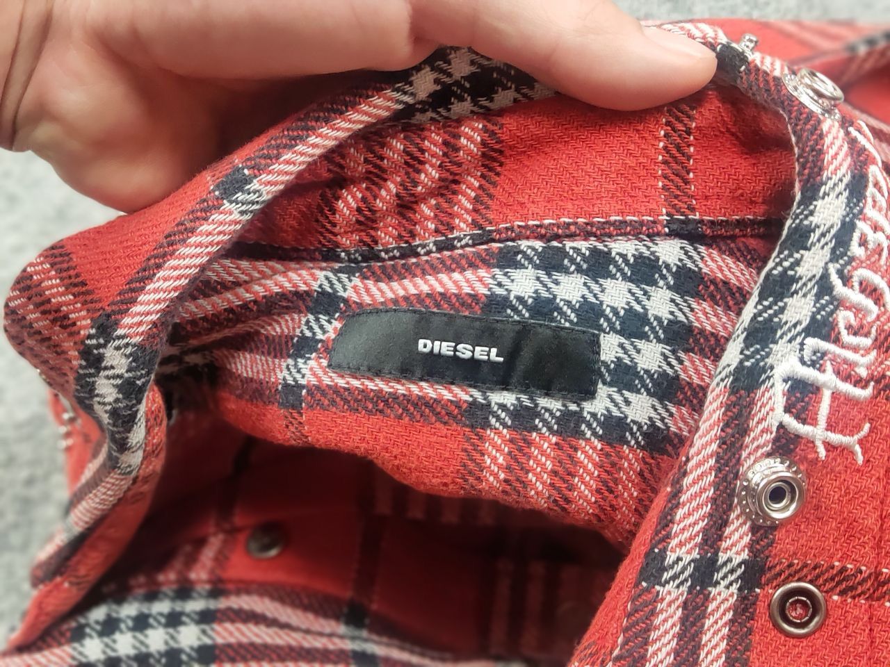 Diesel Diesel alchemy from above Distressed Plaid Flannel Shirt Size US M / EU 48-50 / 2 - 17 Thumbnail