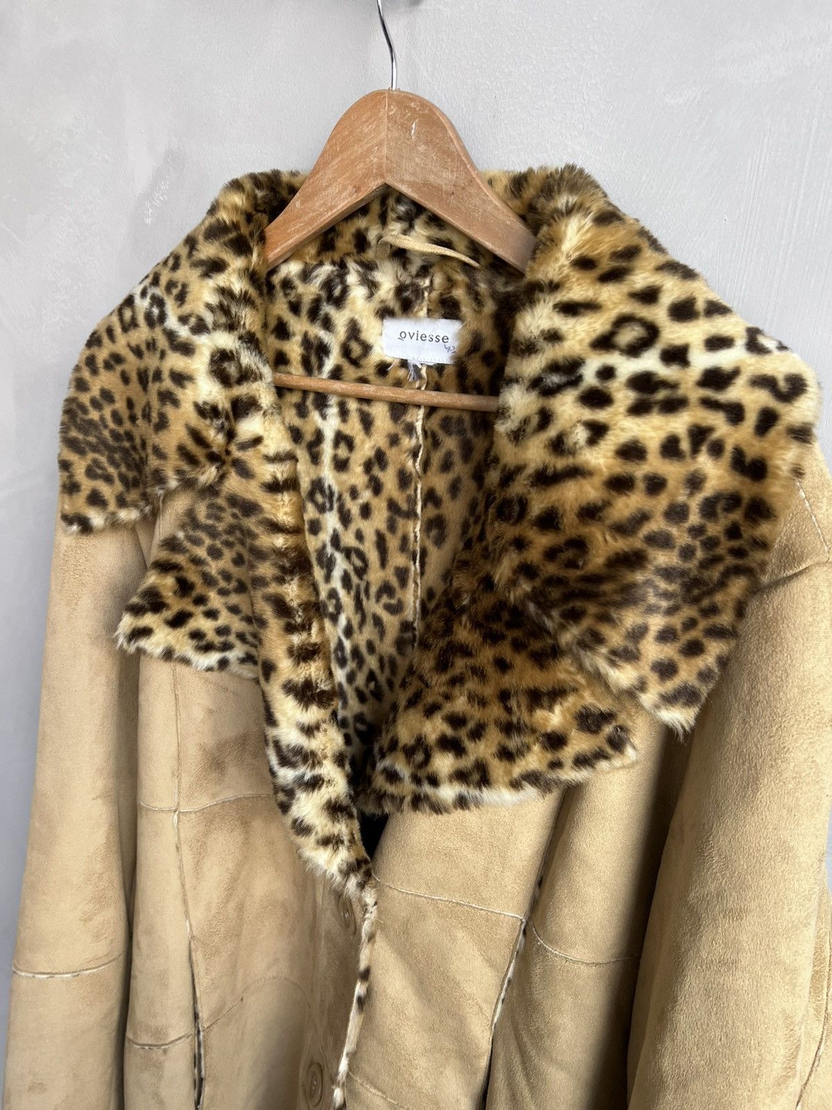 Hysteric Glamour × If Six Was Nine × Le Grande Bleu (L.G.B.) VTG LGB If Six Was Nine Style FAUX FUZZY Fur COAT Jacket Size US L / EU 52-54 / 3 - 5 Thumbnail
