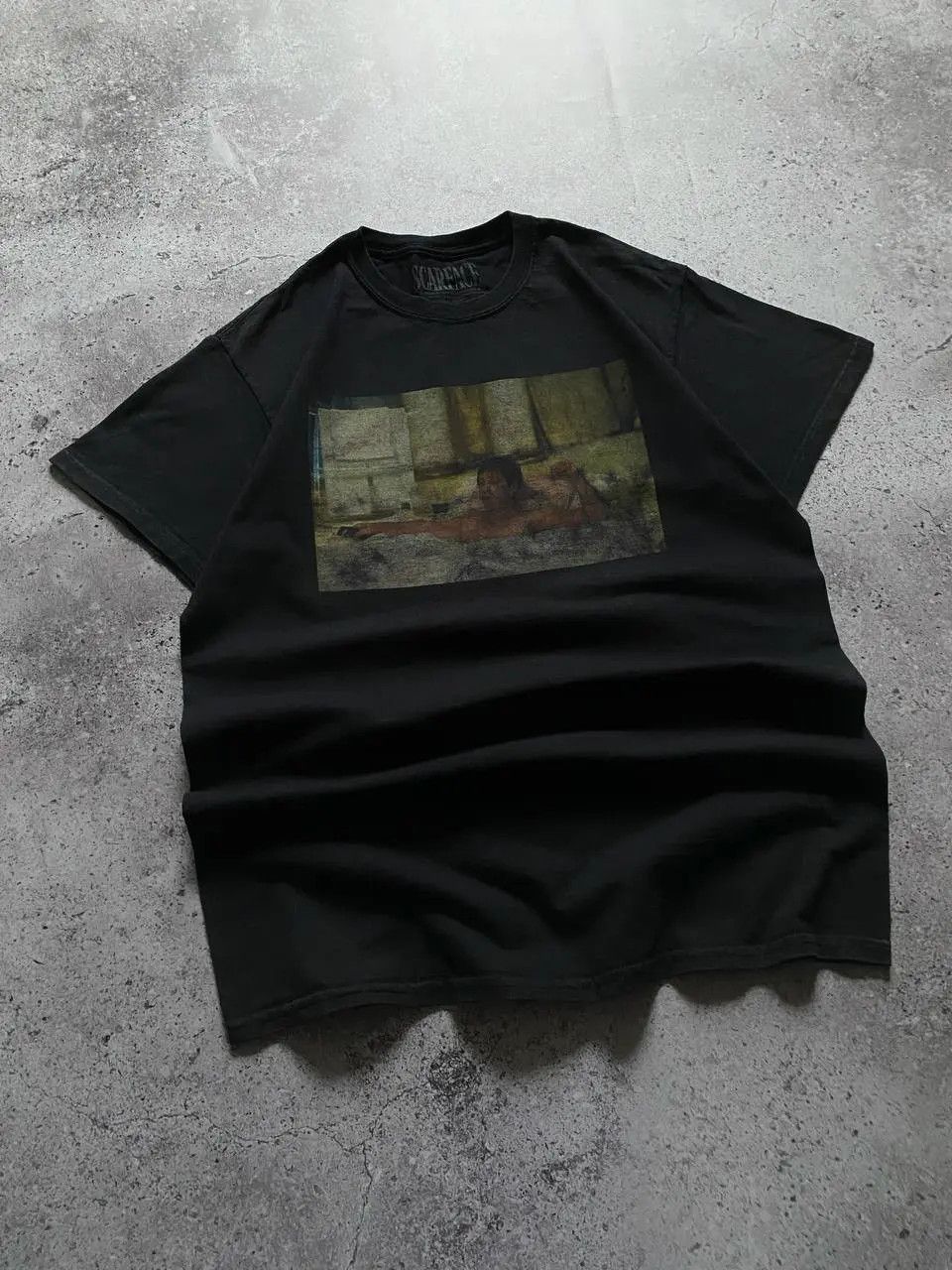 Vintage SCARFACE TONY MONTANA FADED CRIME MOVIE PROMO T SHIRT Size US M / EU 48-50 / 2 - 2 Thumbnail