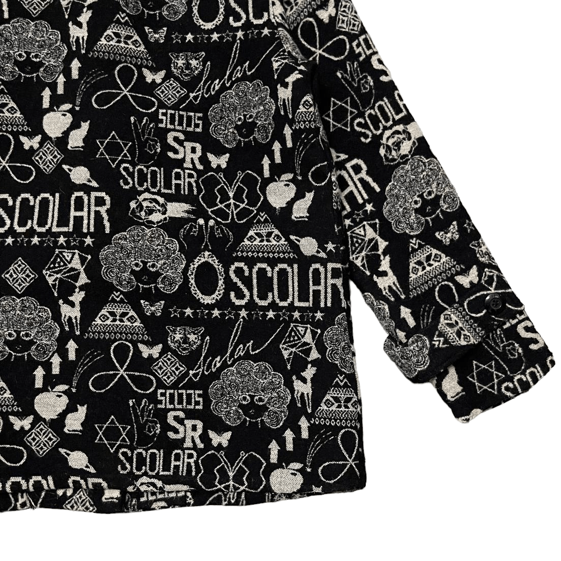 Japanese Brand Vintage Scolar Japanese Wool Coat All Overprint Jacket Size US M / EU 48-50 / 2 - 17 Thumbnail