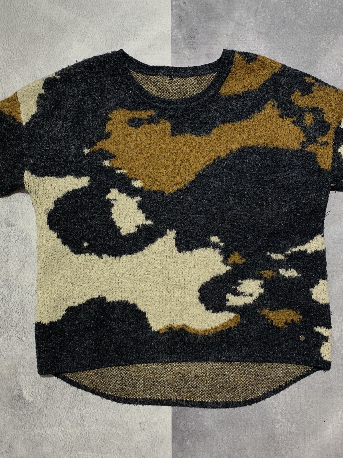 Japanese Brand × Vintage Vintage Y2K Art sweater overall print streetwear style Size L / US 10 / IT 46 - 4 Thumbnail