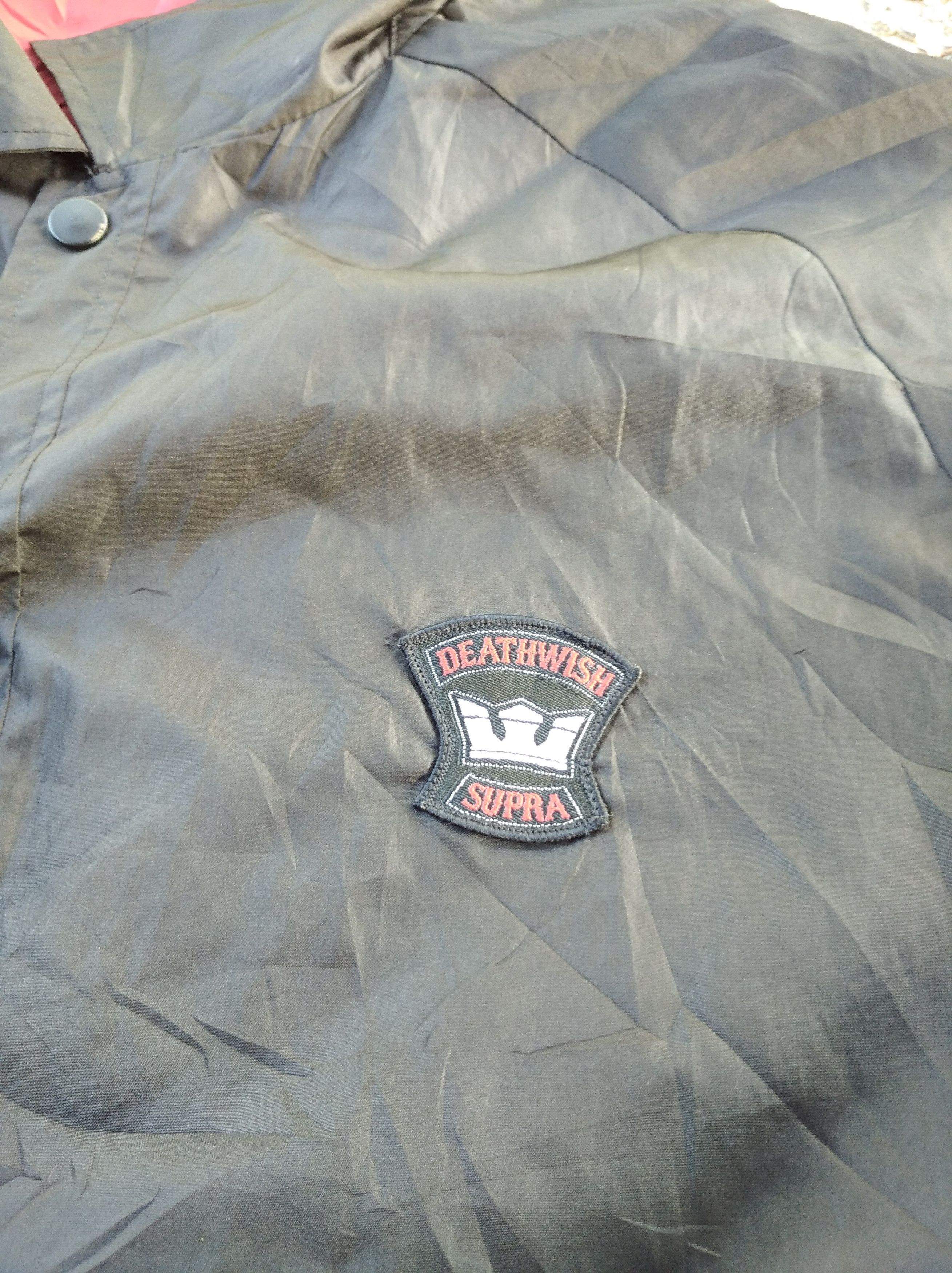 Japanese Brand × Supra Vintage supra X deathwish skateboard windbreaker jacket Size US M / EU 48-50 / 2 - 7 Thumbnail