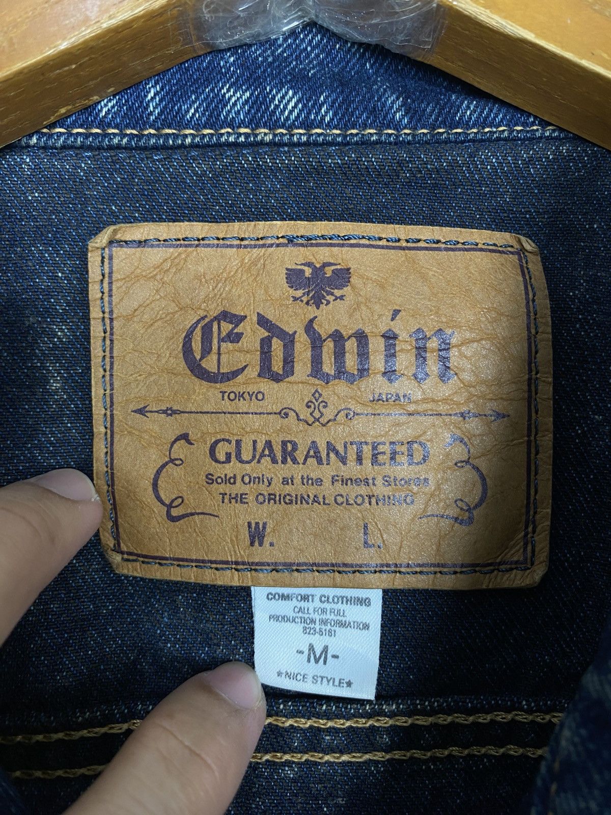 Edwin Rare‼️ Vintage Edwin Trucker Denim Jacket Made in Japan Size US M / EU 48-50 / 2 - 7 Thumbnail