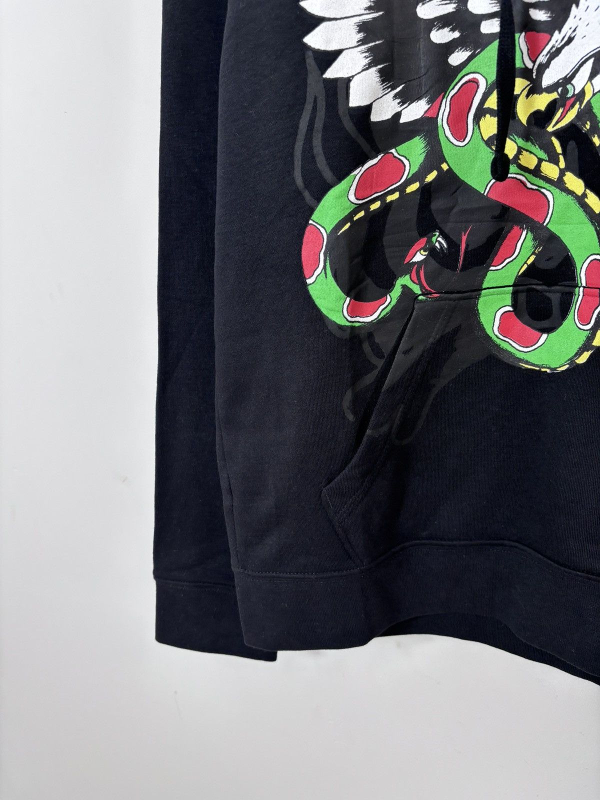 Ed Hardy Ed Hardy NWT Men’s Y2K Big Tattoo Logo Black Hype Hoodie Size US M / EU 48-50 / 2 - 8 Thumbnail