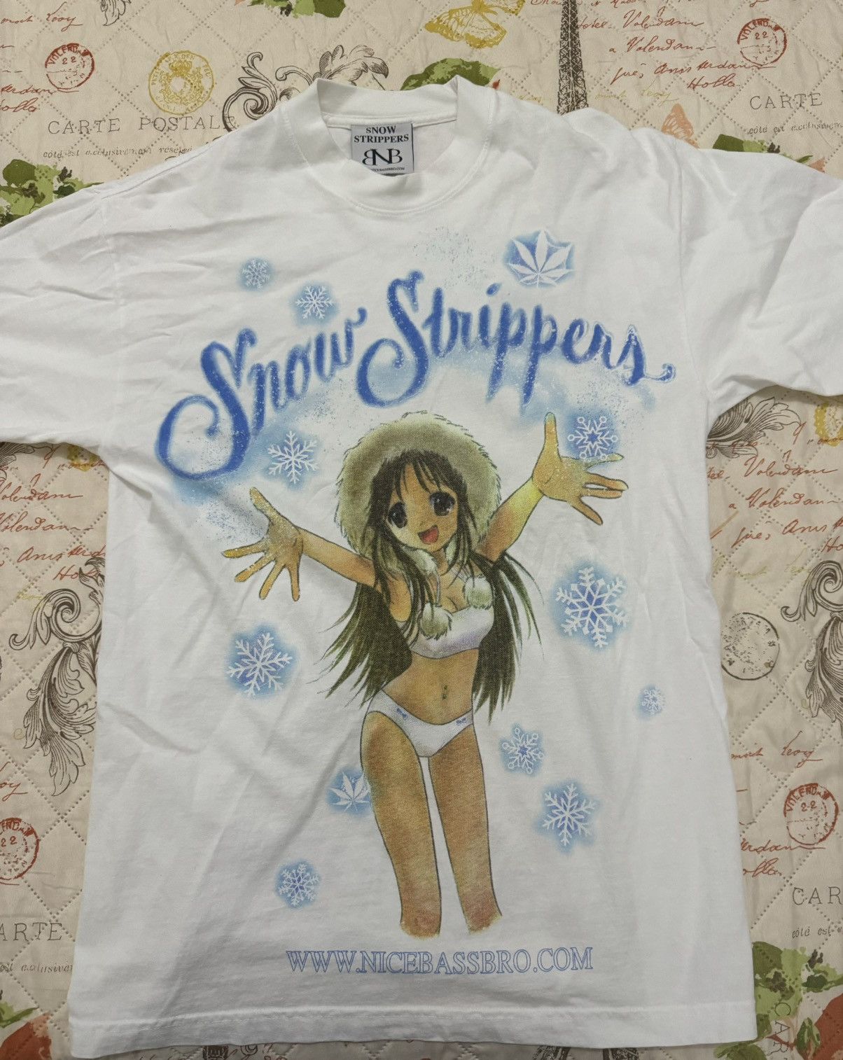 Snow Strippers X Online Ceramics Anime Girl Tour Shirt