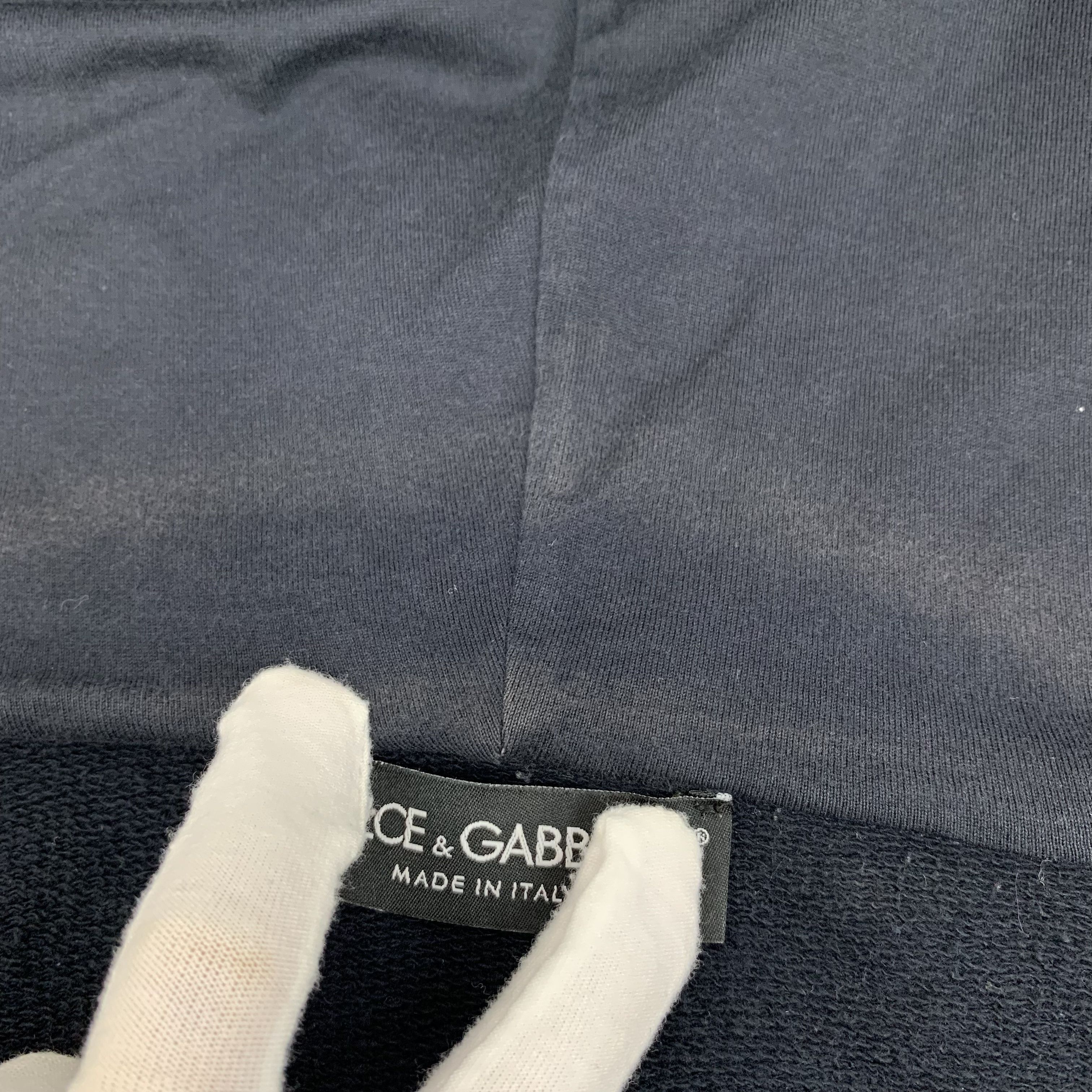 Dolce & Gabbana Dolce & Gabbana Blue Logo Hoodie Jacket (XL) Size US XL / EU 56 / 4 - 4 Thumbnail