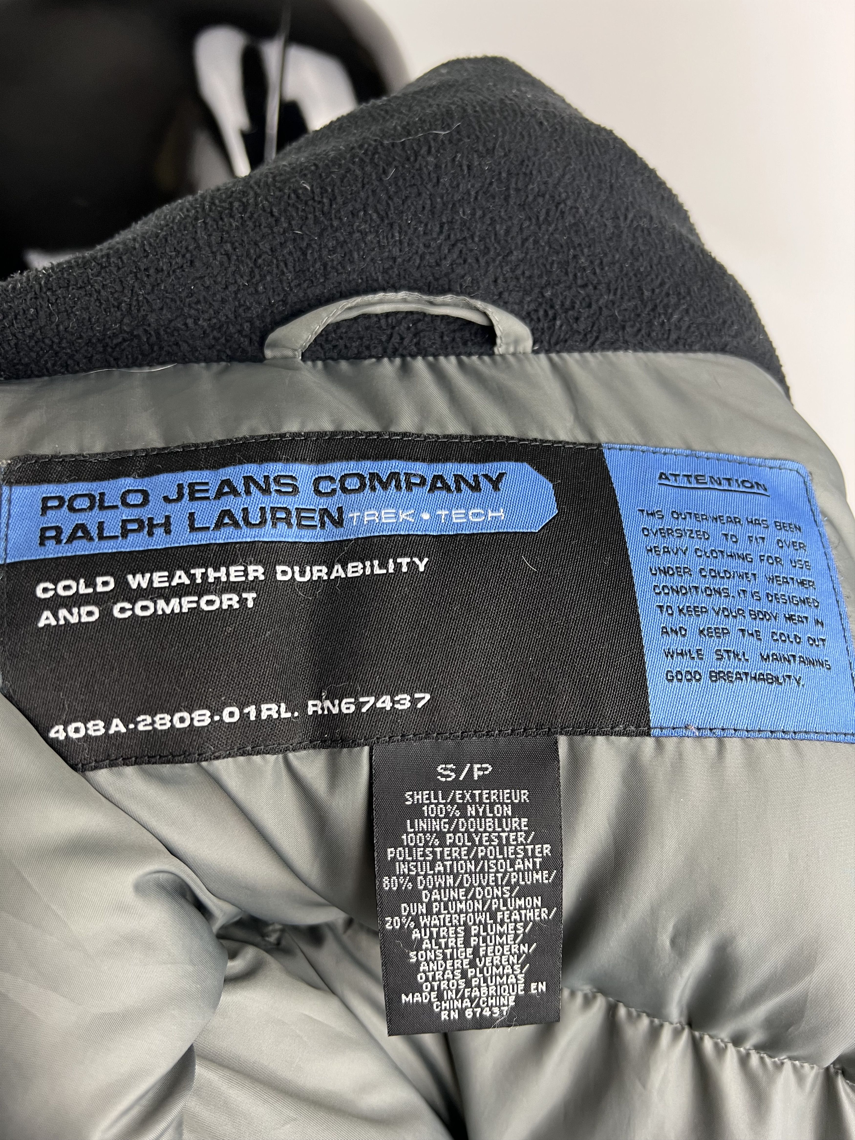 Ralph Lauren Rare Vintage Ralph Lauren Polo Puffer Down Jacket Size S/M Size US S / EU 44-46 / 1 - 12 Thumbnail