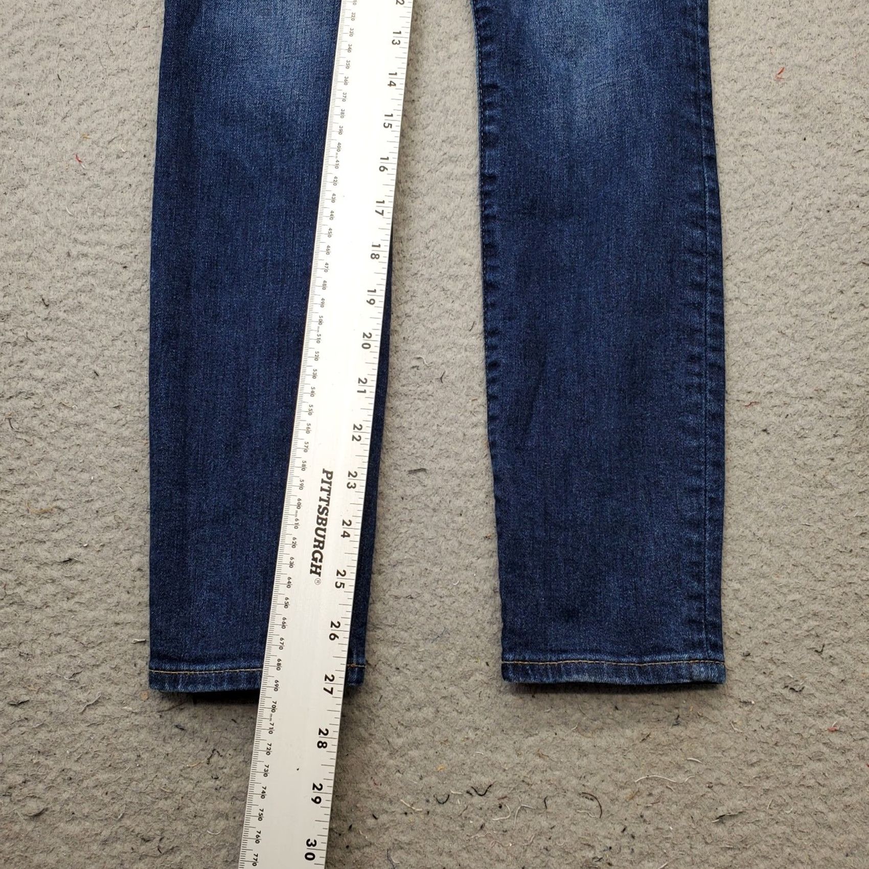 Gap Gap Womens 0 True Skinny Jeans Blue Denim High Rise Outdoor Regular 25/0R Stretch Jeans Size 25" / US 0 / IT 36 - 4 Thumbnail