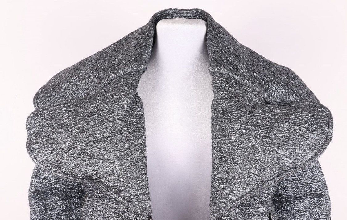 Burberry Prorsum RARE Sample Burberry Prorsum Metallic Biker Jacket Cropped Size S / US 4 / IT 40 - 2 Thumbnail