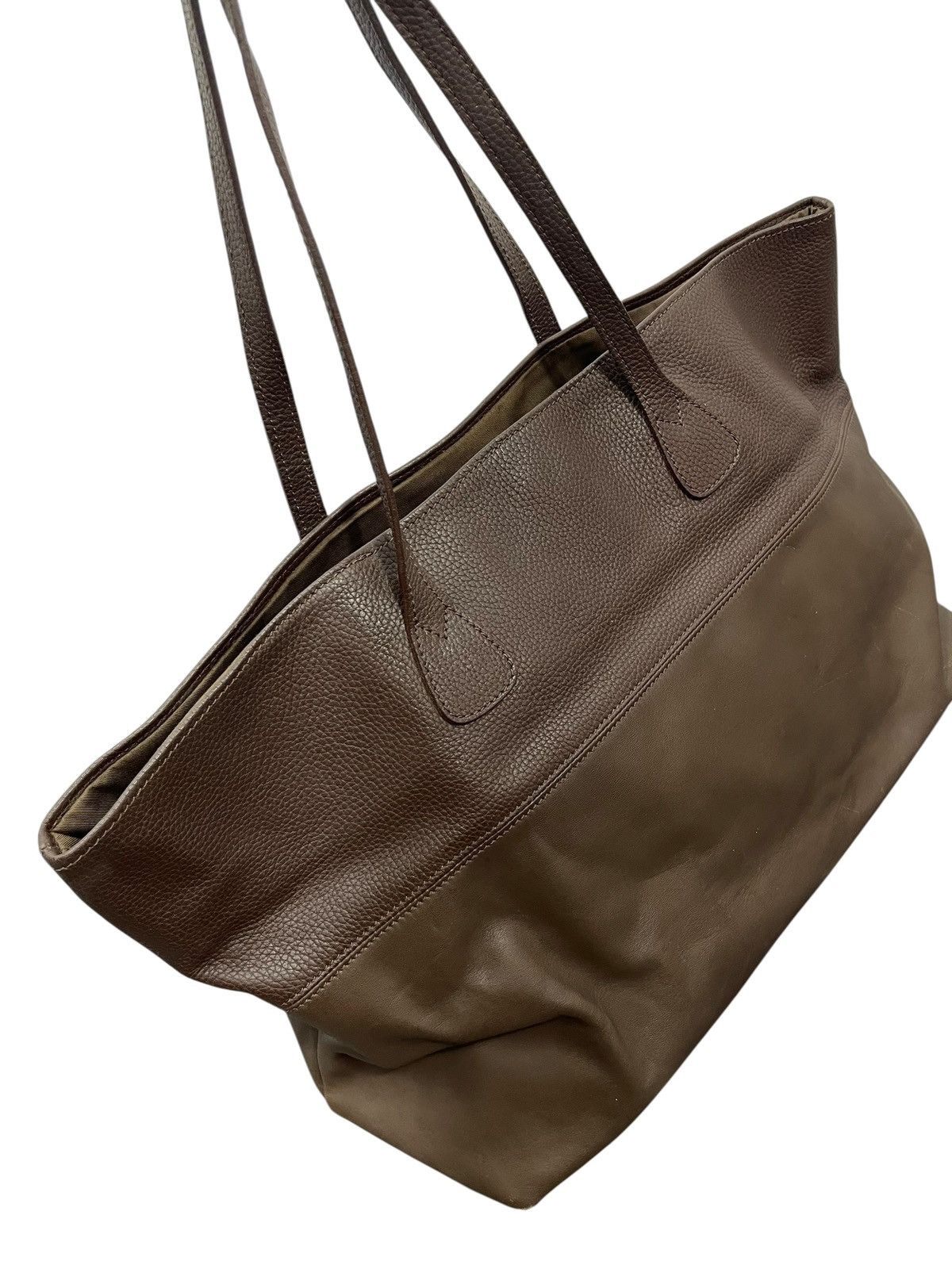 Genuine Leather Full Leather Tusting Handmade in England Tote Bag 6🟩 Size ONE SIZE - 9 Thumbnail