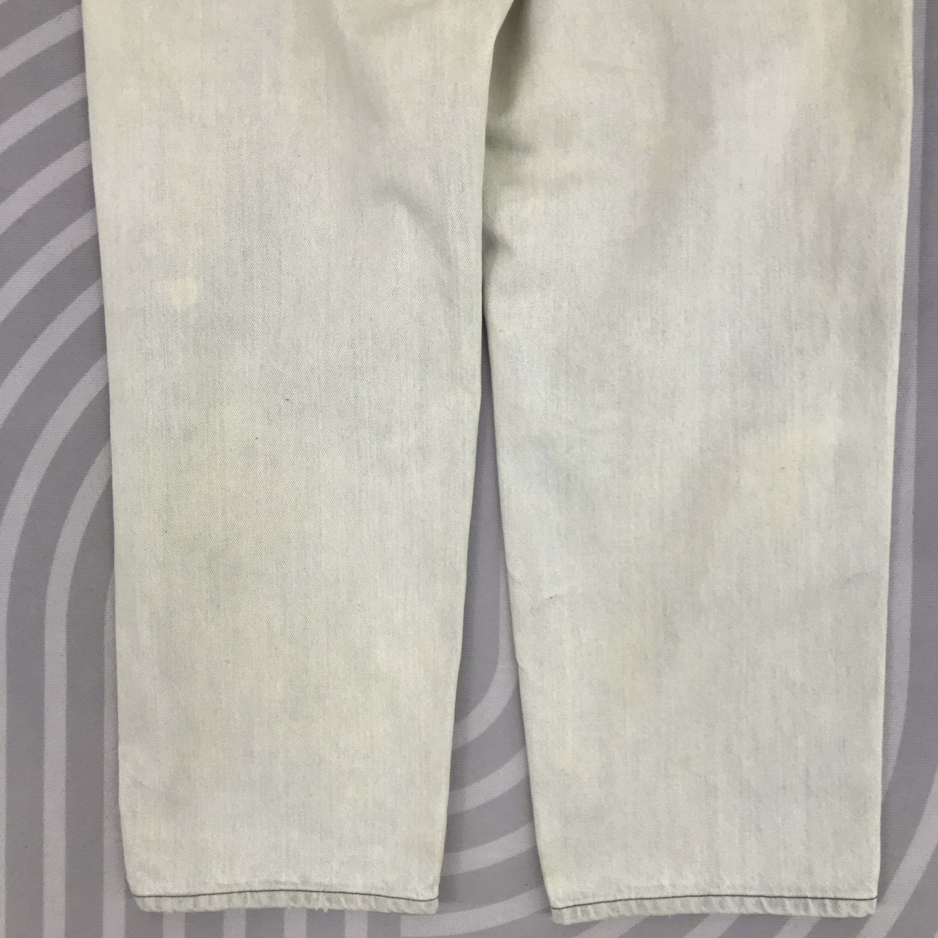 Christophe Lemaire × Uniqlo Vtg Lemaire x Uniqlo Distressed Denim light wash design Size US 30 / EU 46 - 7 Thumbnail