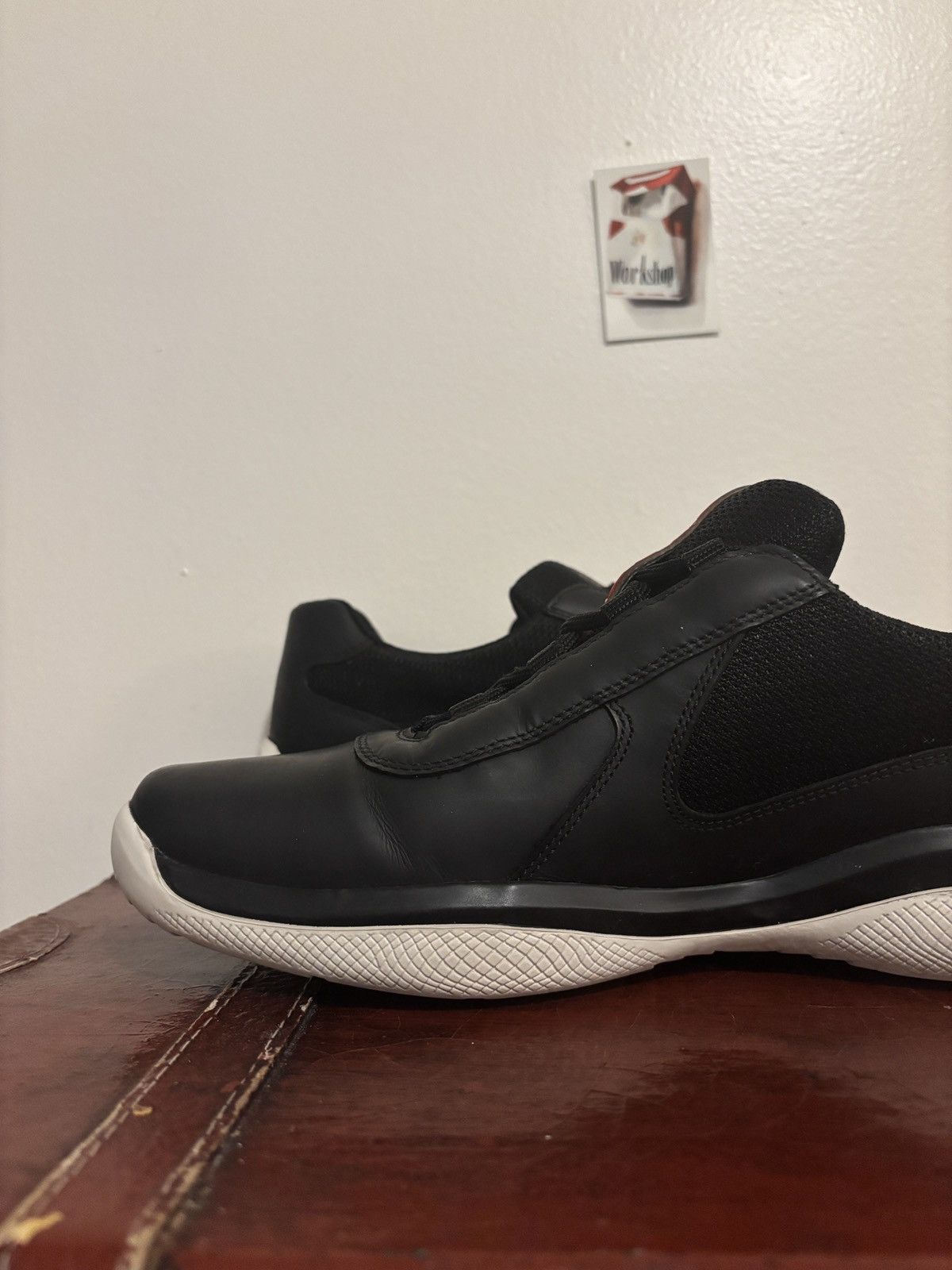 Prada Prada Black and White Americas Cups Size US 8.5 / EU 41-42 - 15 Thumbnail