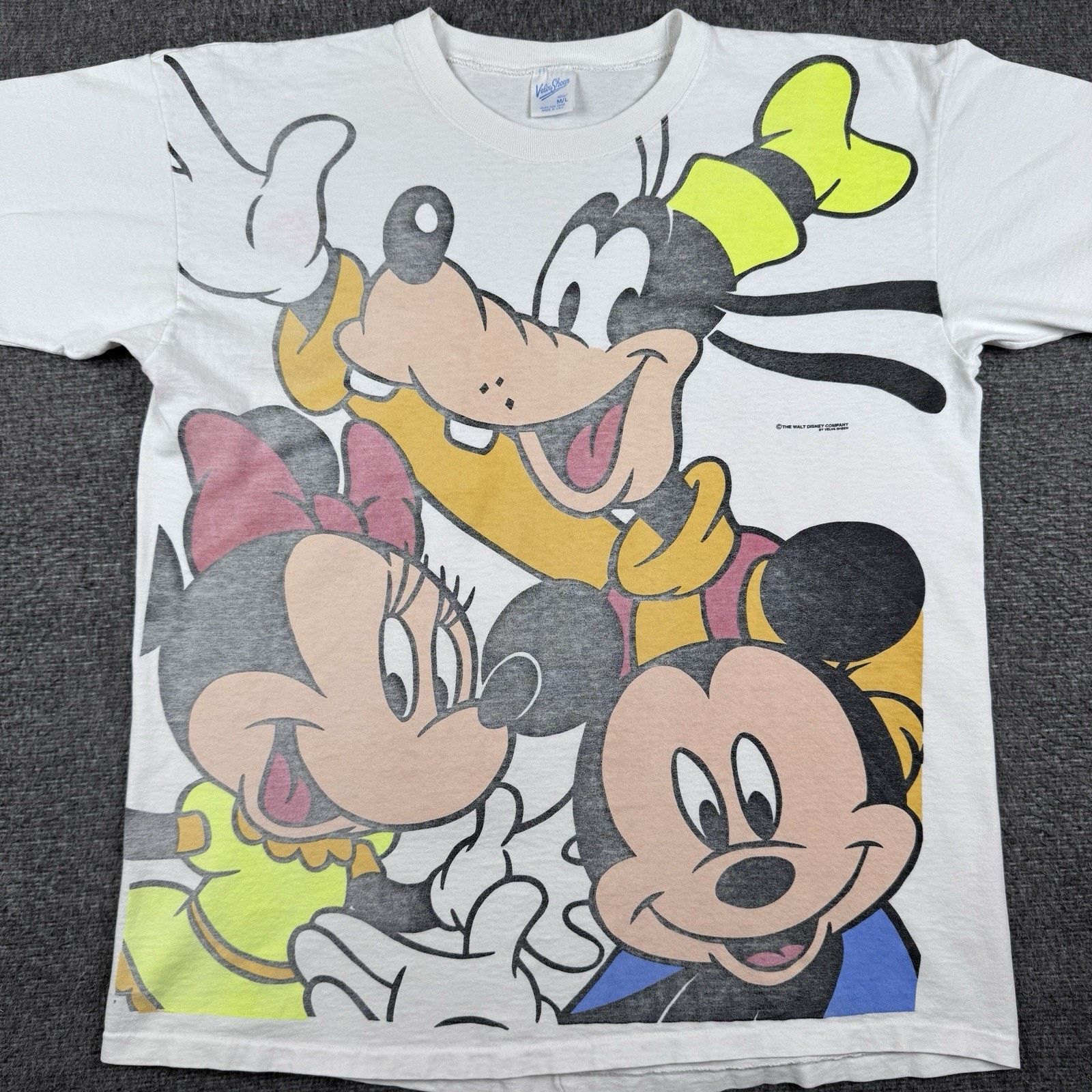 Velva Sheen Vintage Velva Sheen Mickey Mouse T-Shirt Mens M/L Shirt Size US M / EU 48-50 / 2 - 2 Thumbnail