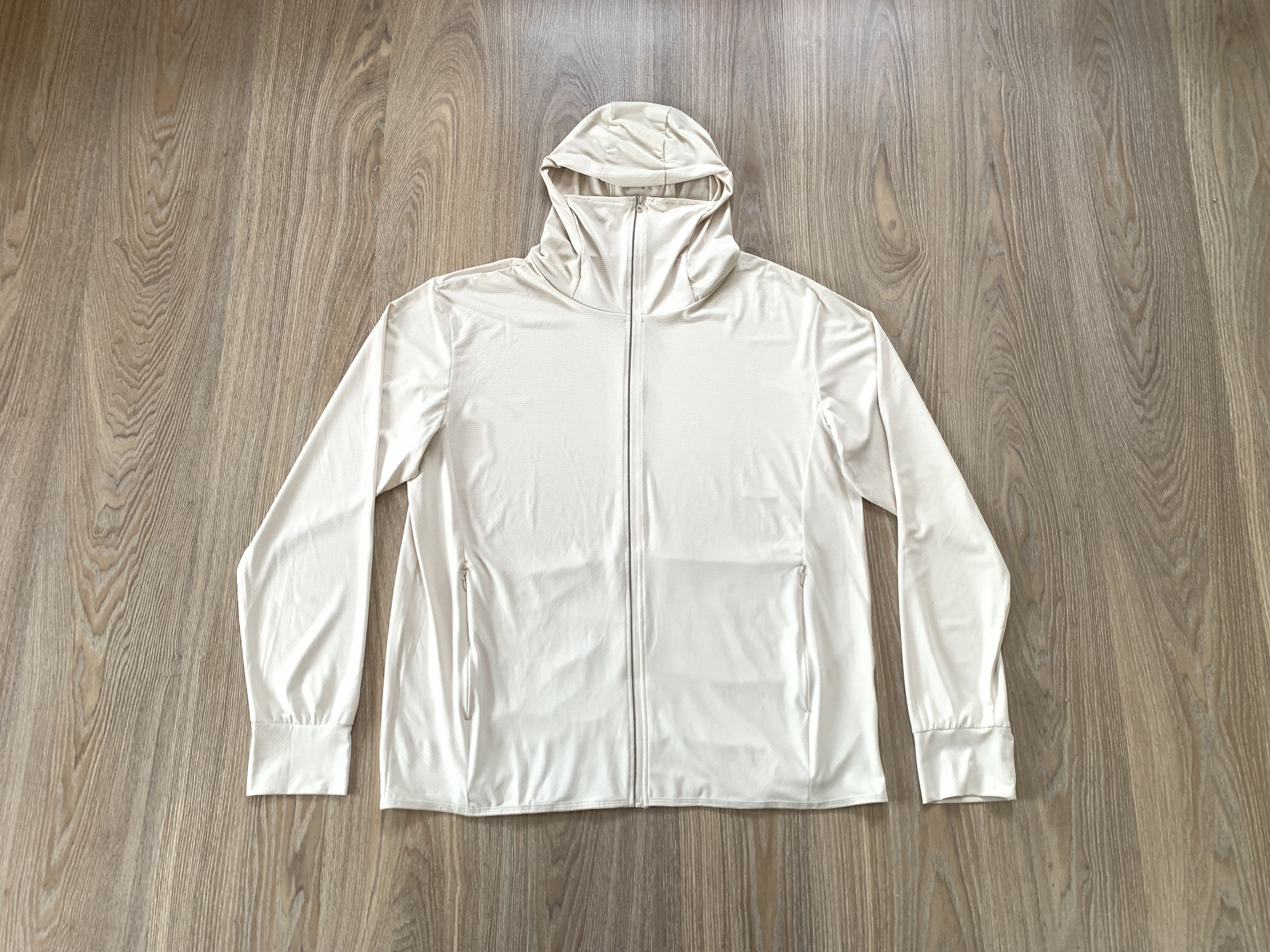 Other Men's Beige Training Zip Hoodie Size US XXL / EU 58 / 5 - 1 Thumbnail