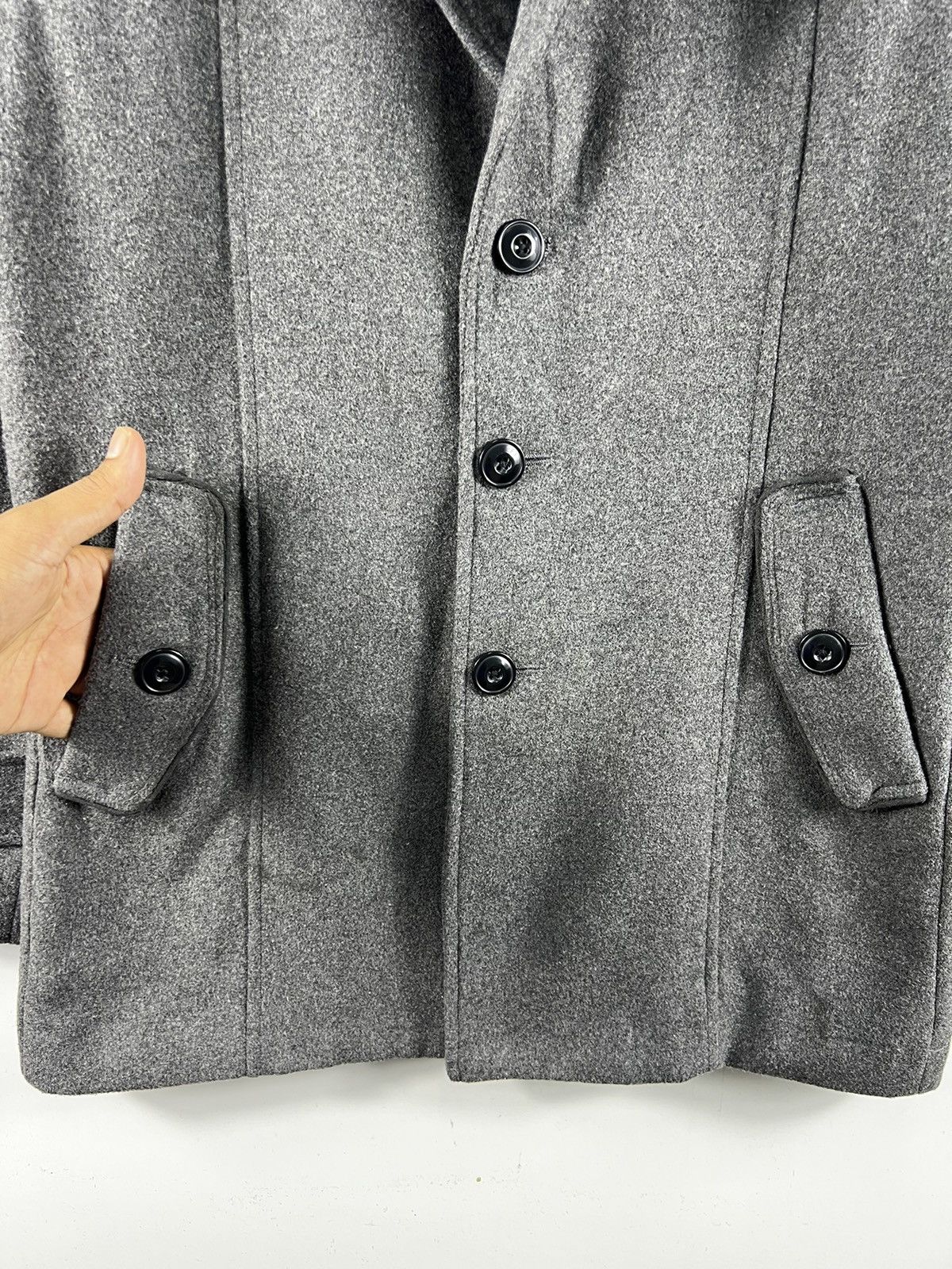 If Six Was Nine × Japanese Brand × semanticdesign 🔥 Semantic Design wool Coat Size US S / EU 44-46 / 1 - 4 Thumbnail