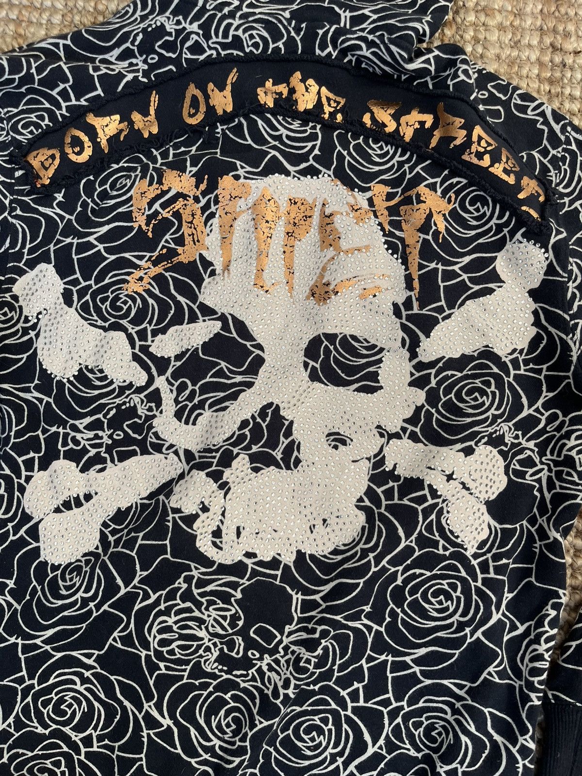 Christian Audigier SMET by Christian Audiger Rhinestone Skull Zip-up Size US S / EU 44-46 / 1 - 5 Thumbnail