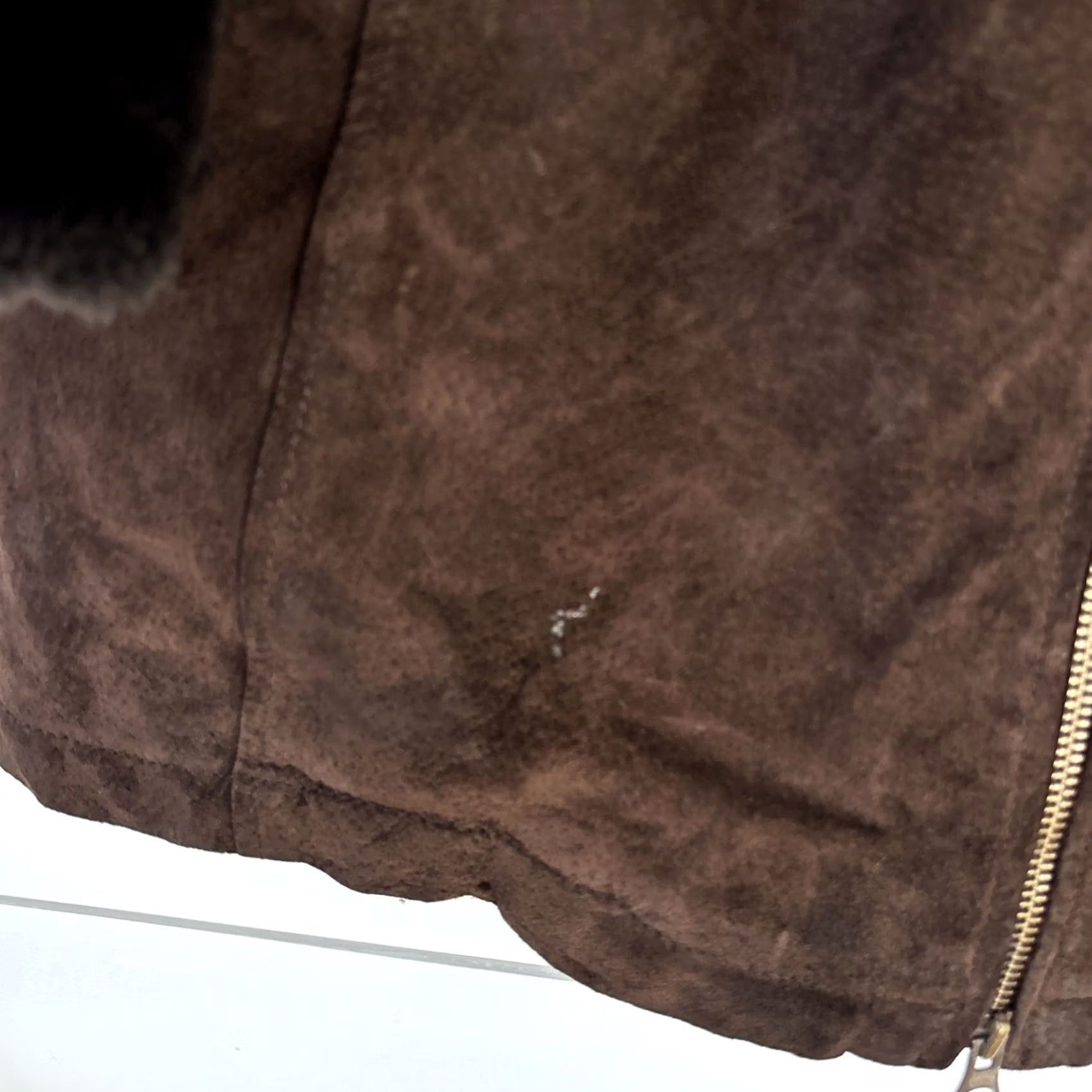 Vintage VINTAGE Wilsons Leather Parka Coat Jacket Womens Small Brown Fur Trim Leather Suede Belted Long Coat Womens Size S / US 4 / IT 40 - 4 Thumbnail