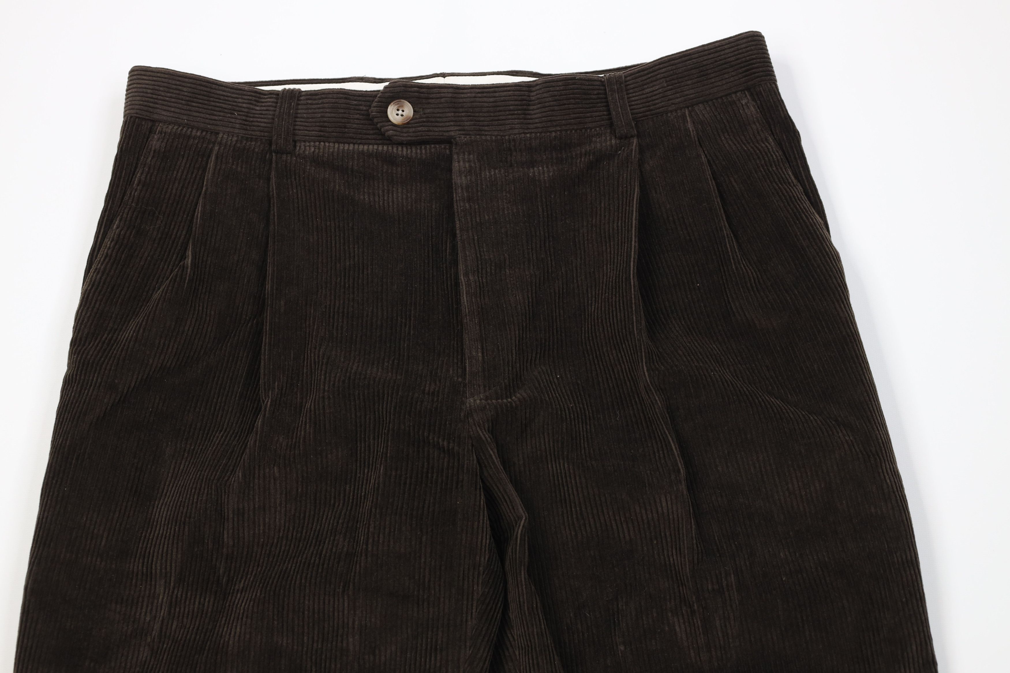 Vintage Vintage 90s Streetwear Heavy Wide Leg Corduroy Chino Pants Size US 36 / EU 52 - 2 Thumbnail
