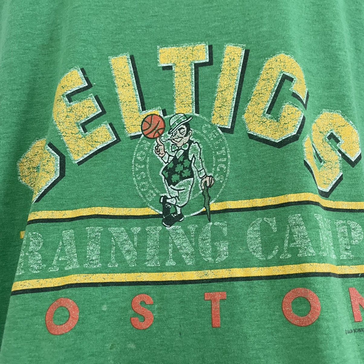 NBA × Salem Sportswear × Vintage 🔥Vintage 80s Celtics Boston NBA Product Sporstwear Tee Size US M / EU 48-50 / 2 - 5 Thumbnail