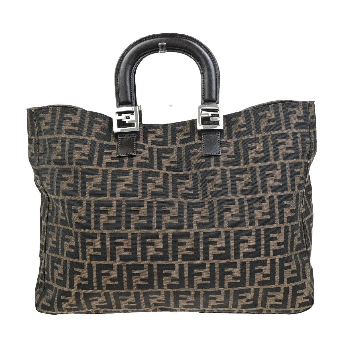 Fendi Fendi Vintage FF Handle Tote Zucca Canvas Size ONE SIZE - 1 Thumbnail