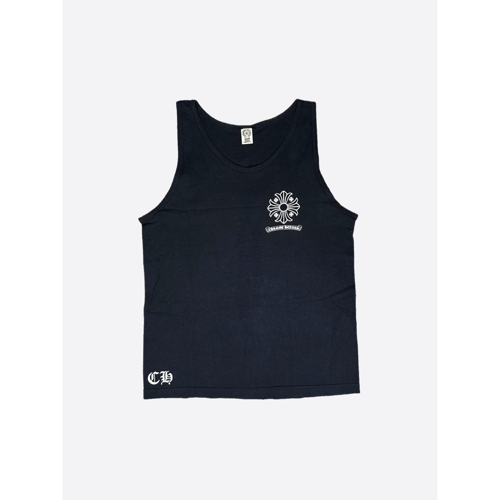 トップス chrome hearts HAIRY CROSS RIB TANK L Chrome Hearts Hairy Cross Rib Tank Black Men's - SS25 - US
