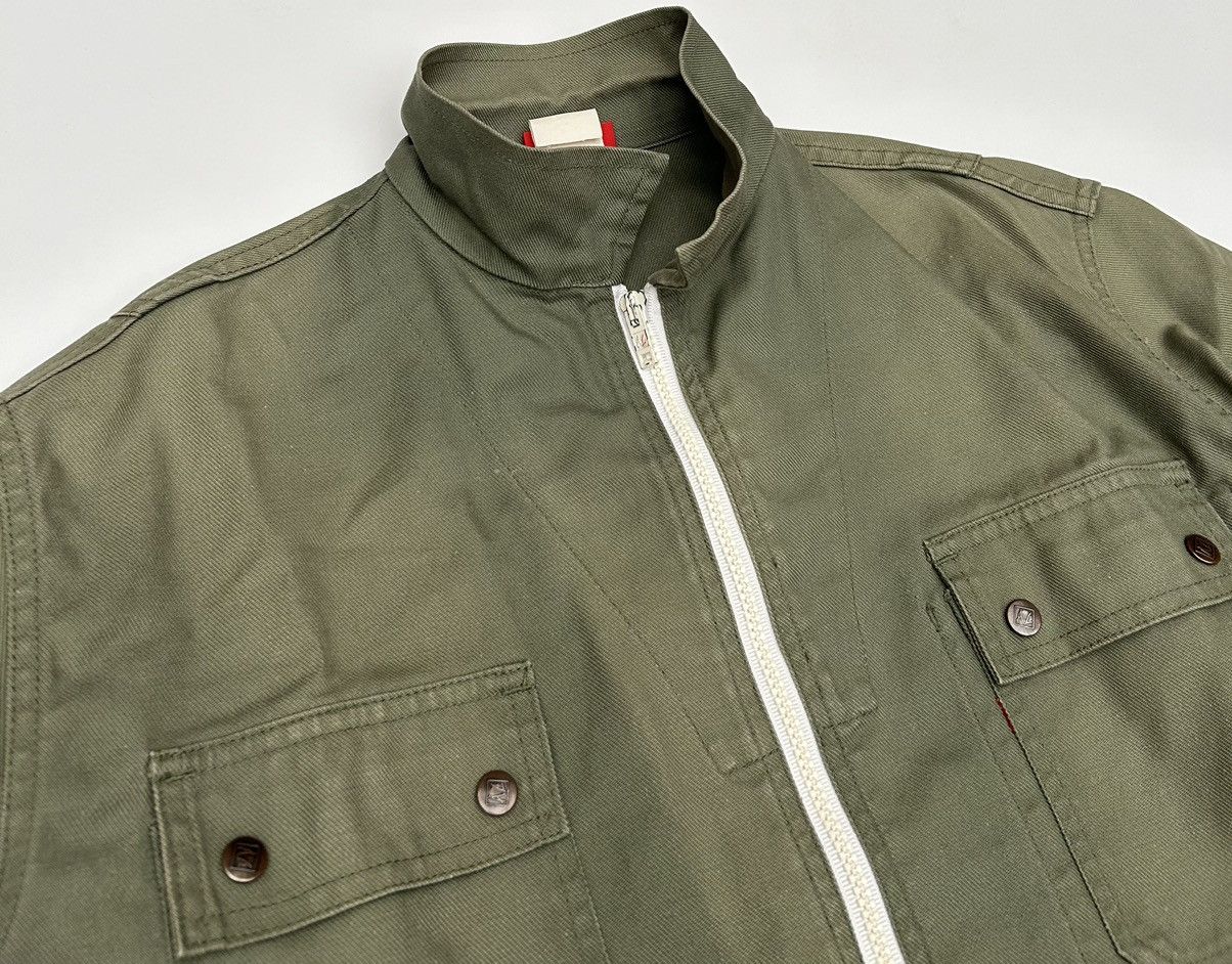 Japanese Brand × Vintage Vintage Adolphe Lafont Work Olive Zip Jacket Size US M / EU 48-50 / 2 - 9 Thumbnail