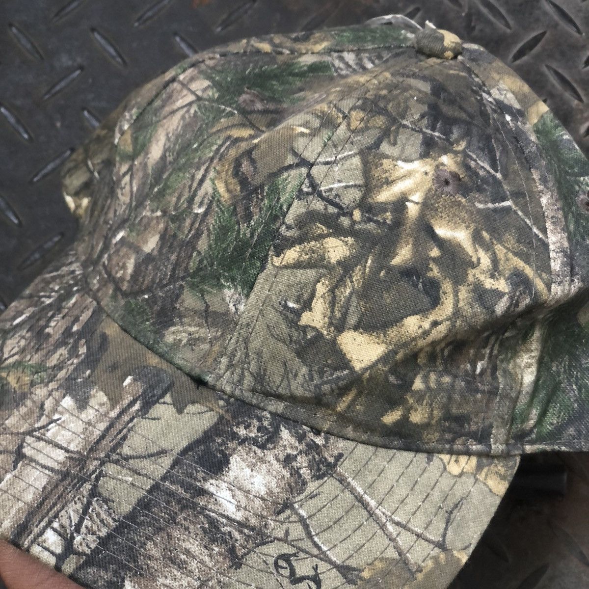 Realtree 🔥NOS🔥Crazy Vintage Realtree Official Camouflage Hat Size ONE SIZE - 3 Thumbnail