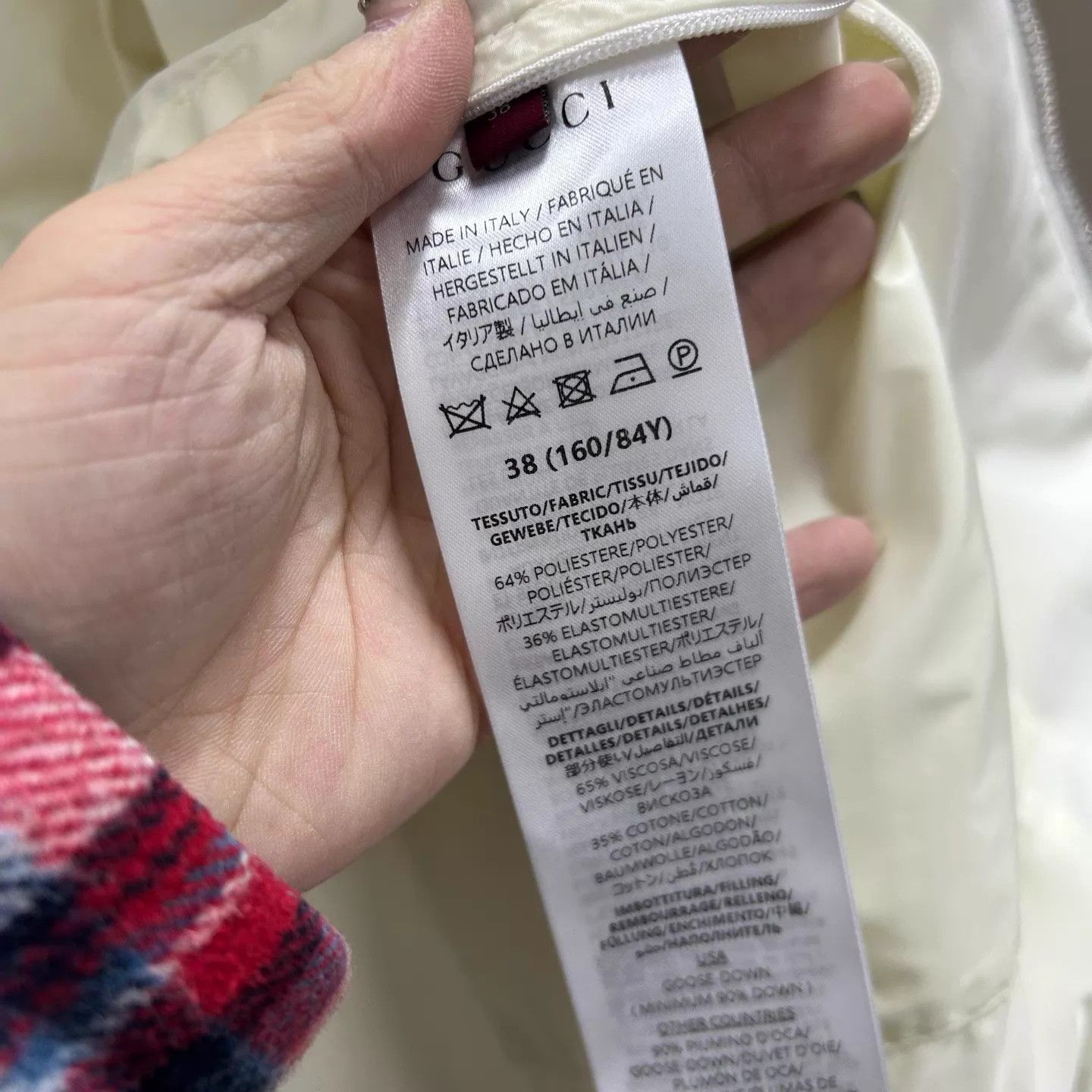 Gucci Gucci 99 New White High Neck Twill Flight Down Jacket 38 Size XS / US 0-2 / IT 36-38 - 4 Thumbnail