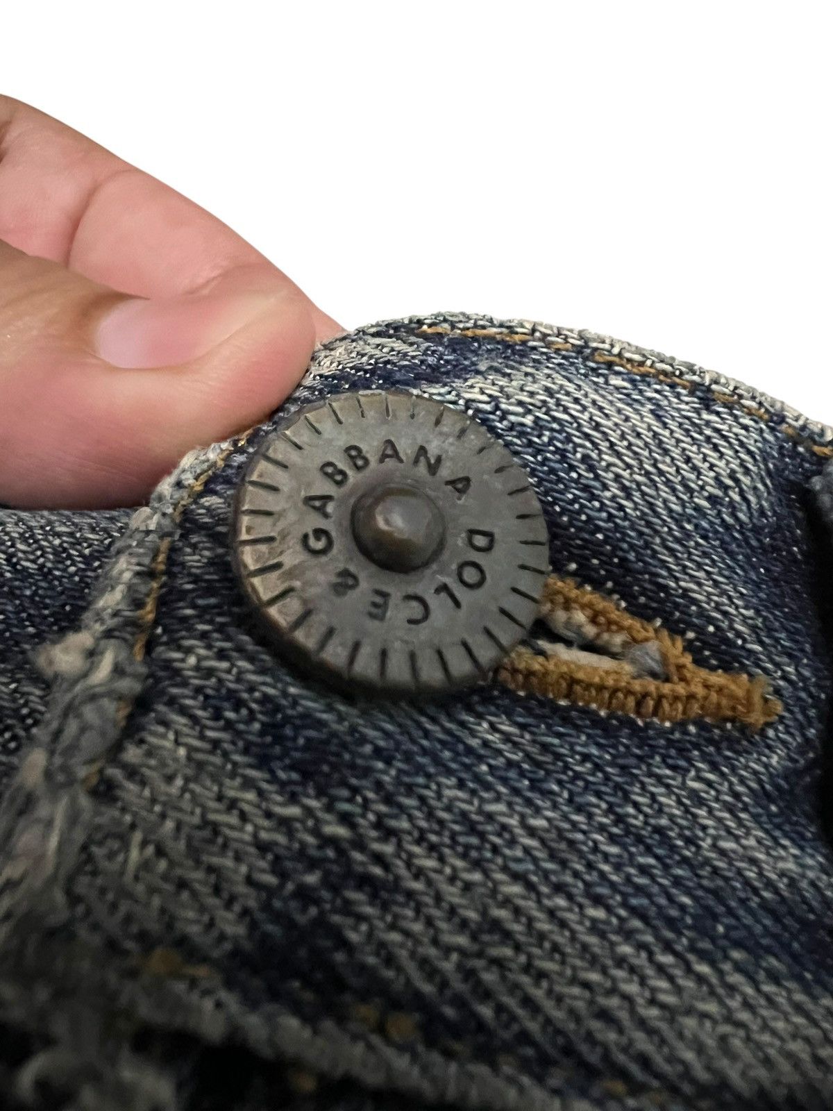 Dolce & Gabbana 💥Grunge💥Vintage Dolce & Gabbana Distress Jean Size US 30 / EU 46 - 10 Thumbnail