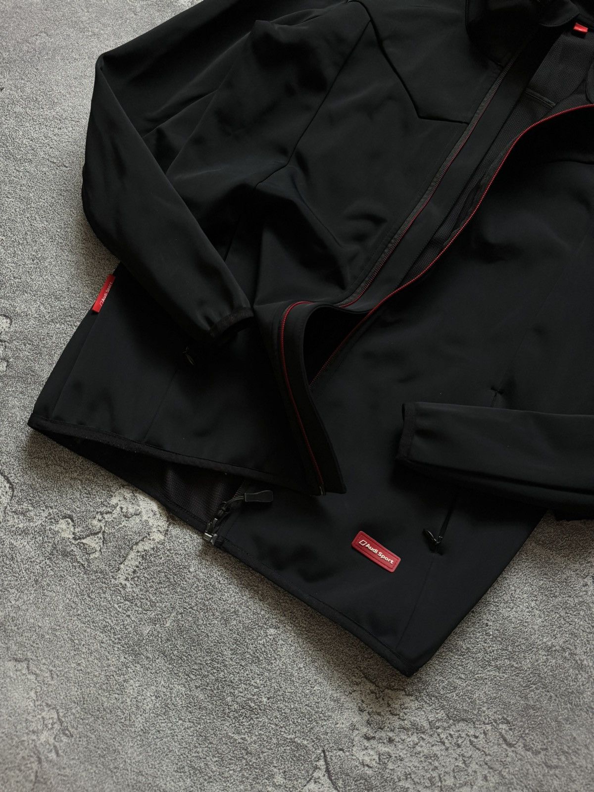Audi Audi sport L zip bomber jacket Softshell racing windbreaker Size L / US 10 / IT 46 - 3 Thumbnail