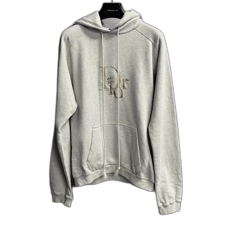 Dior Dior White Logo Embroidered Sweatshirt Size US M / EU 48-50 / 2 - 1 Thumbnail