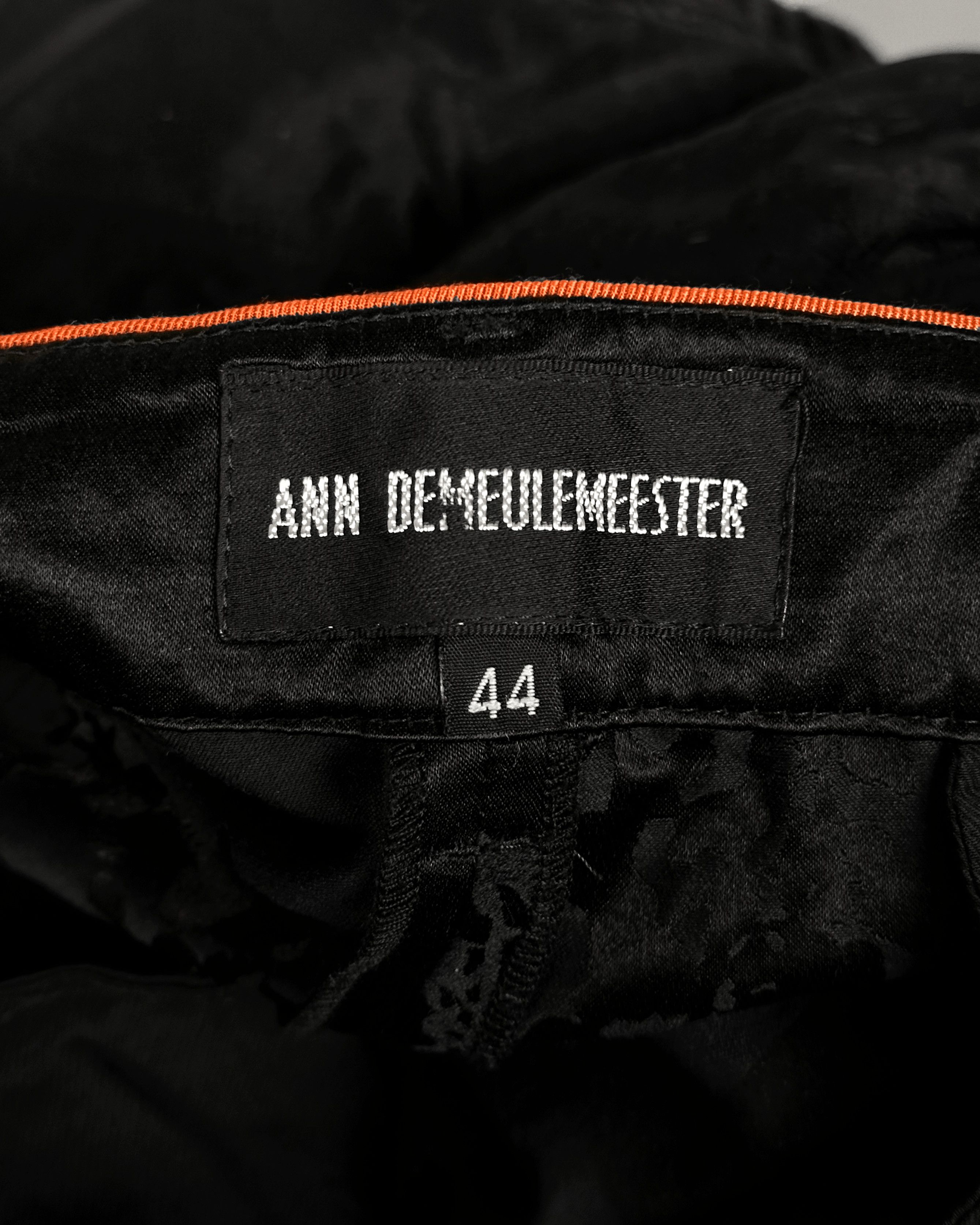 Ann Demeulemeester Ann Demeulemeester Floral Satin Cropped Pants Size US 36 / EU 52 - 8 Thumbnail