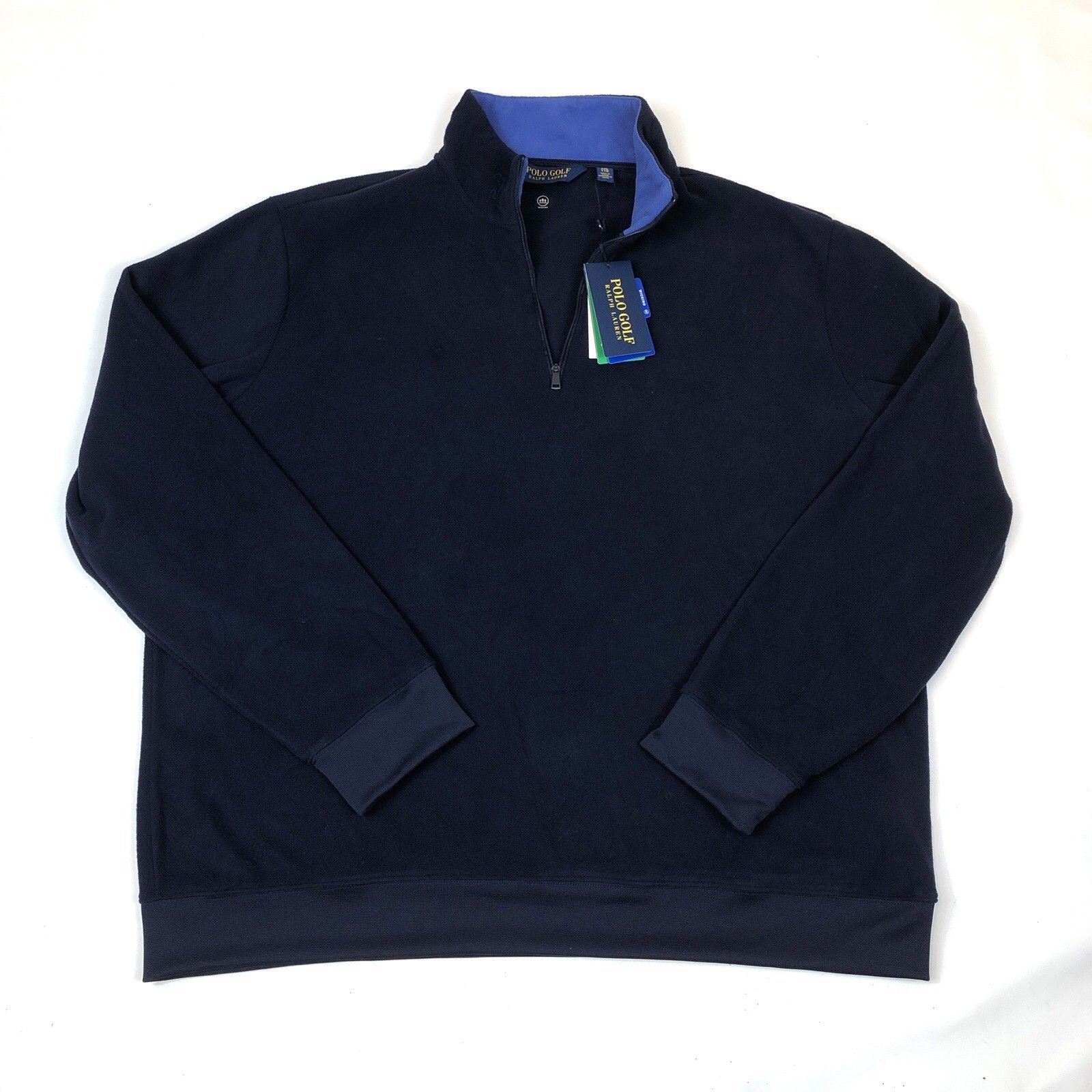 Polo Ralph Lauren New Ralph Lauren Polo Golf Mens Blue 1/4 Zip Long Sleeve Size US XXL / EU 58 / 5 - 1 Thumbnail