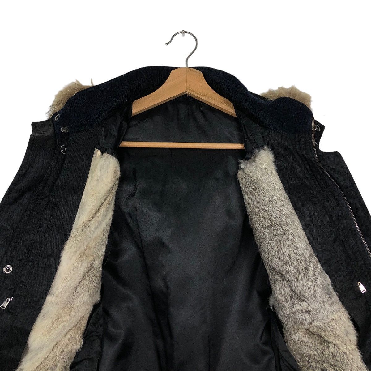 Comme Ca Ism 🔥Comme Ca Ism Japan Bomber Bondage Design Mink Fur Hoodie Size US M / EU 48-50 / 2 - 12 Thumbnail