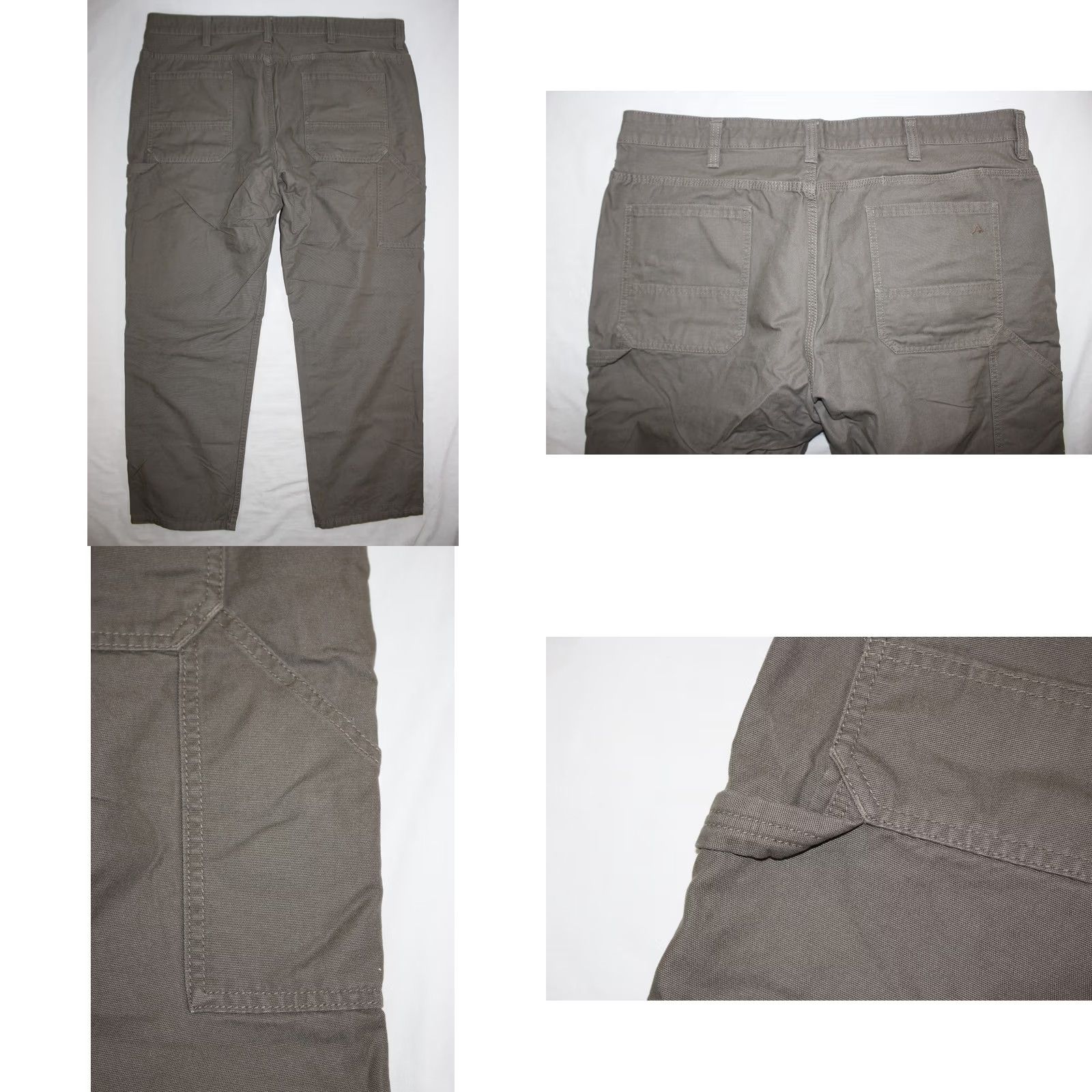 Vintage Ridgecut Toughwear Pants Men's 42x31 Carpenter Canvas Work Brown Size US 42 / EU 58 - 8 Thumbnail
