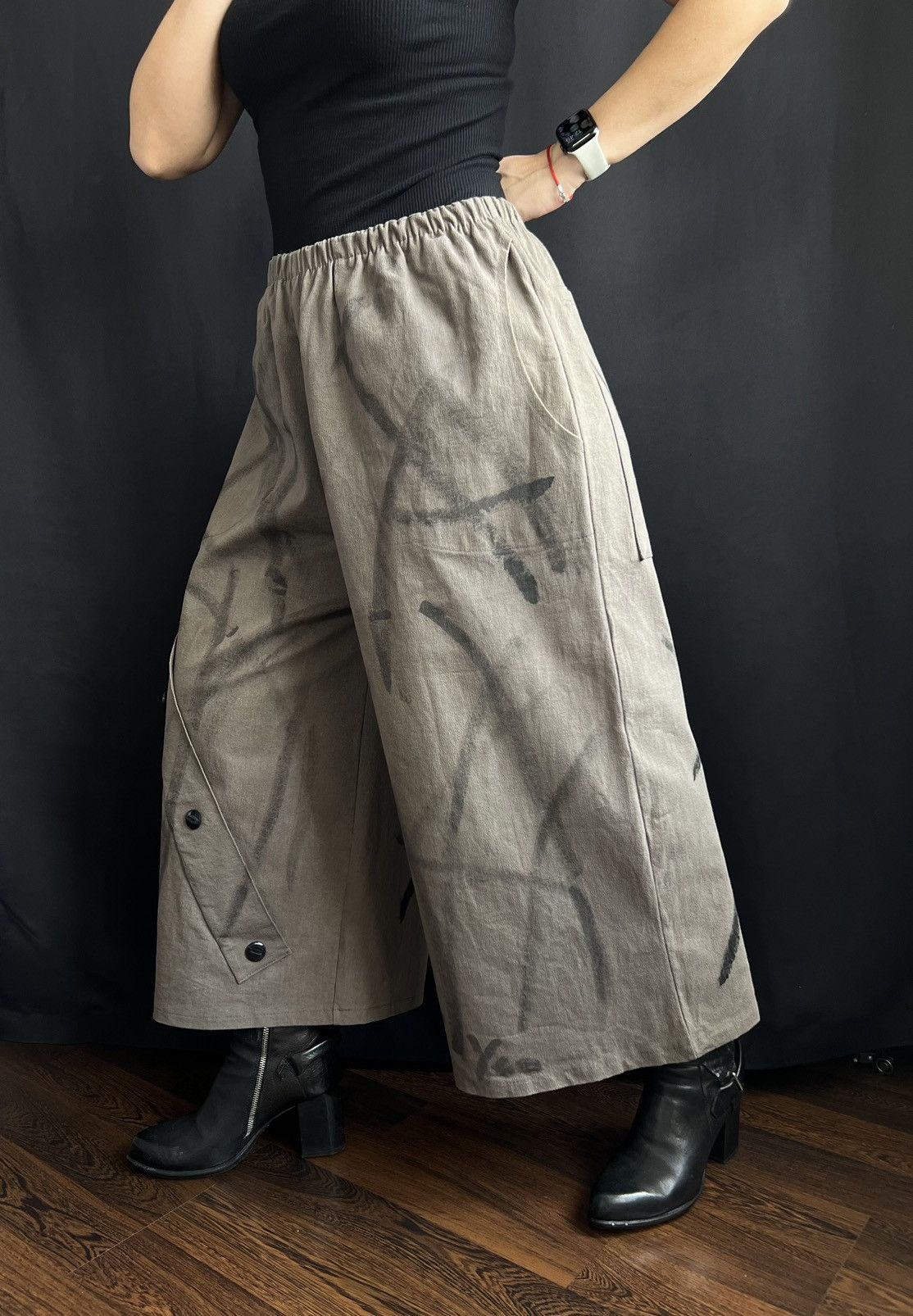Other Yii Yoo Pants Gray Size XL Size 34" / US 12 / IT 48 - 5 Thumbnail
