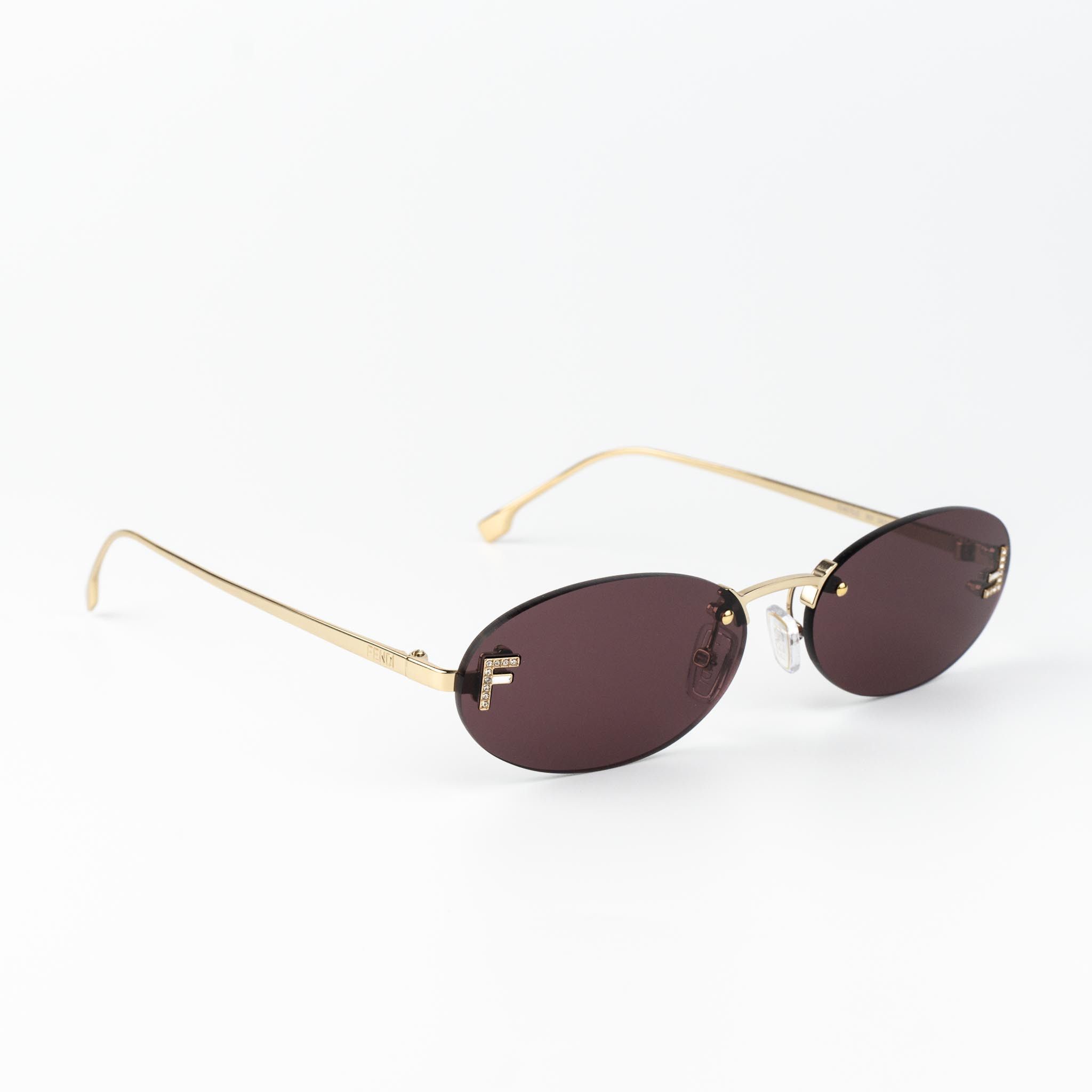 Fendi Fendi FIRST CRYSTAL Sunglasses FE4075US 30Y NEW AUTHENTIC Size ONE SIZE - 4 Thumbnail