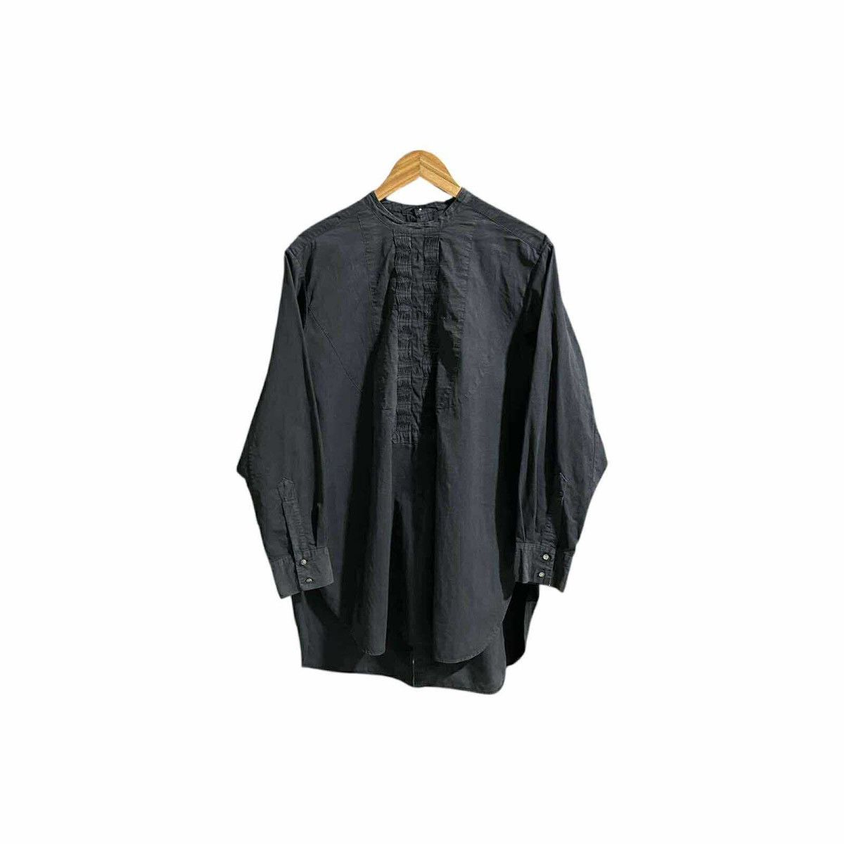 Japanese Brand 🔥Vintage United Arrows Pleated Combination Dress Shirt Size US XL / EU 56 / 4 - 1 Thumbnail