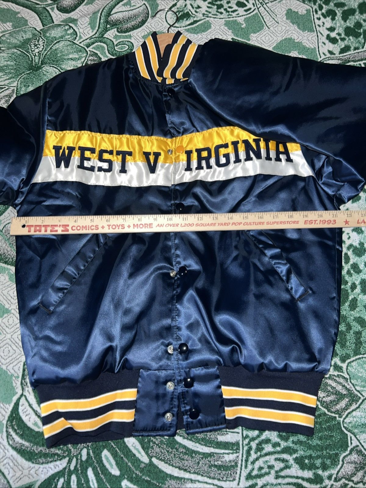 Other Vintage West Virginia Satin Jacket Navy Blue Size M Size US M / EU 48-50 / 2 - 5 Thumbnail