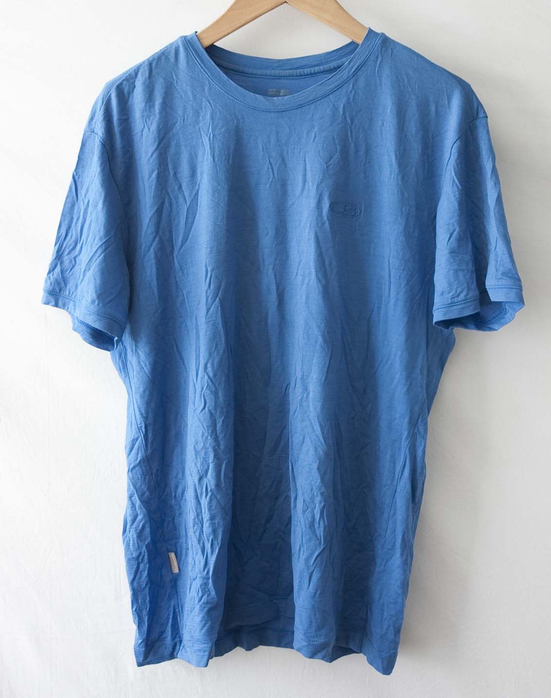 The Ice Breaker - Short Sleeve Blue Linen Shirt