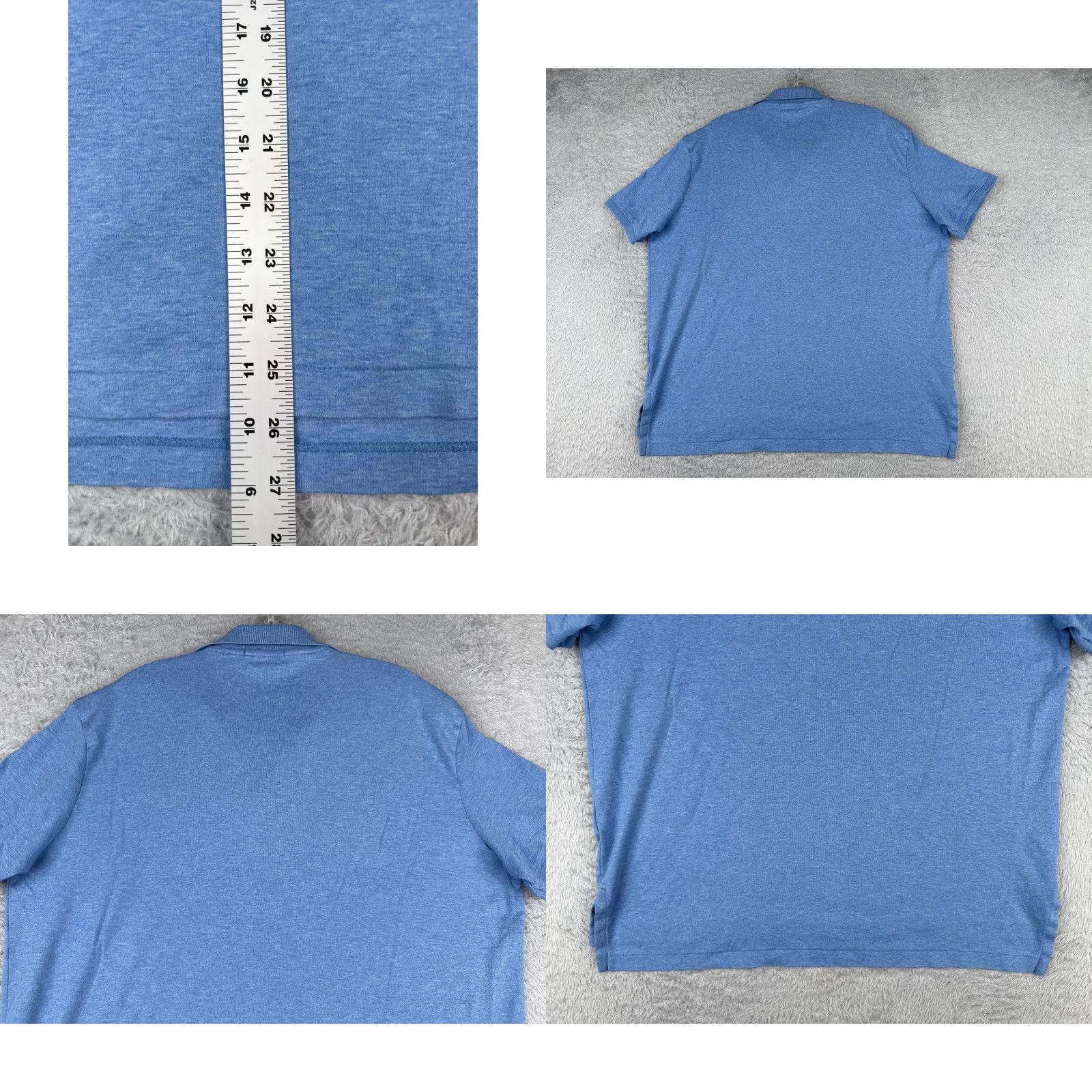 Ralph Lauren Ralph Lauren Polo Shirt Men XL Blue Pima Soft Cotton Short Sleeve Size US XL / EU 56 / 4 - 9 Thumbnail
