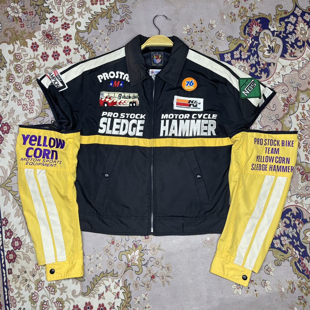 Vintage Vintage Yellow Corn x 76 Lubricants Limited Racing Jacket | Grailed